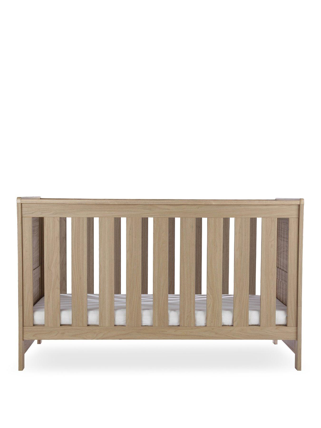  image of cuddleco-burford-cot-bed-oak