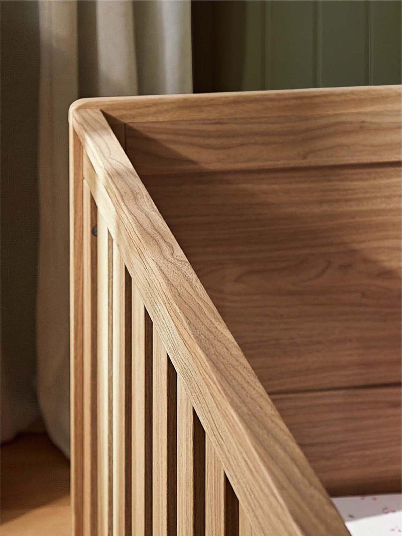  image of cuddleco-burford-cot-bed-oak