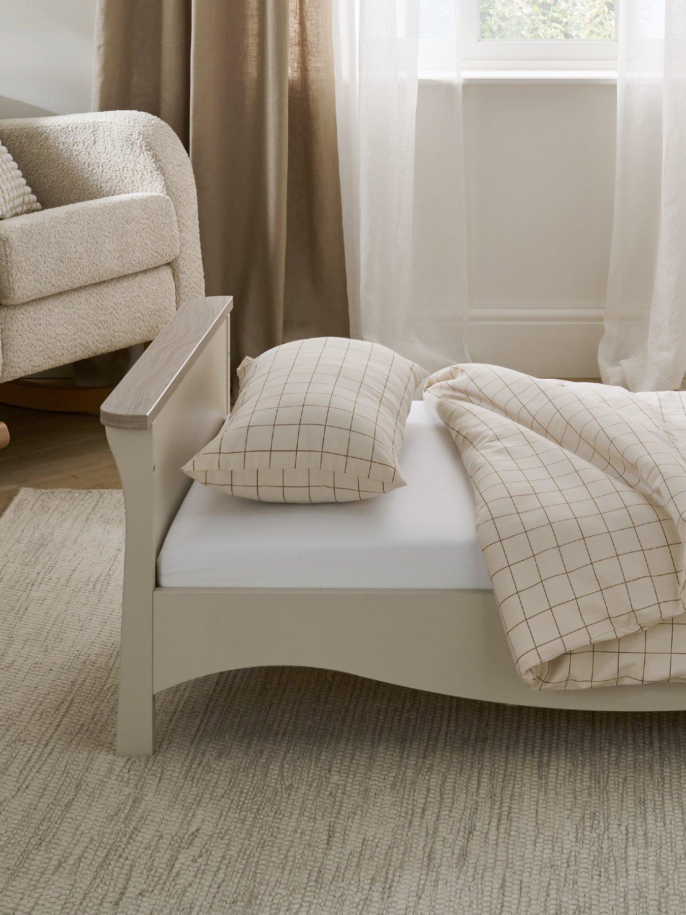  image of cuddleco-clara-toddler-bed-cashmere-ash