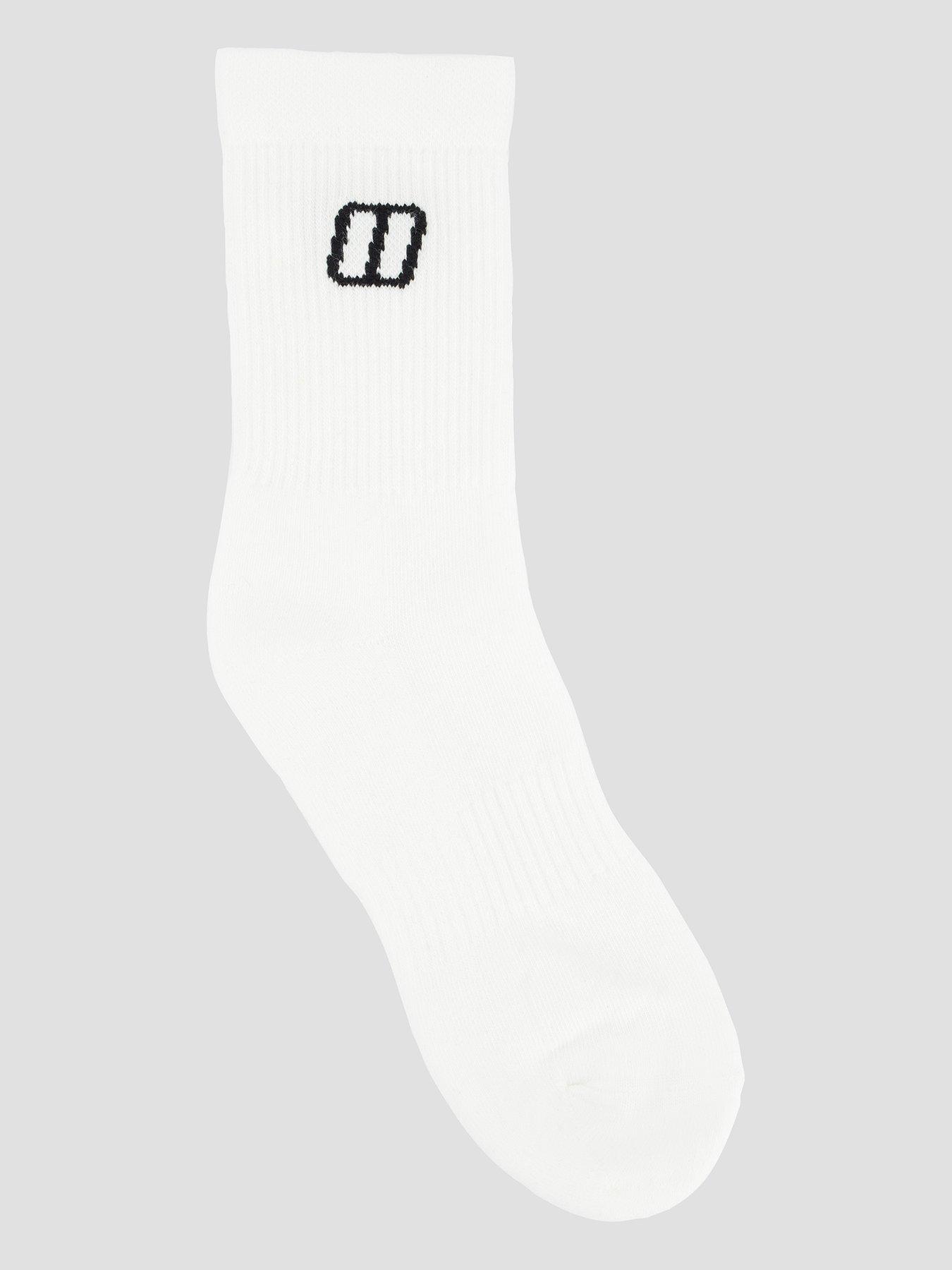 stillFront image of berghaus-unisex-everyday-3pack-socks-white