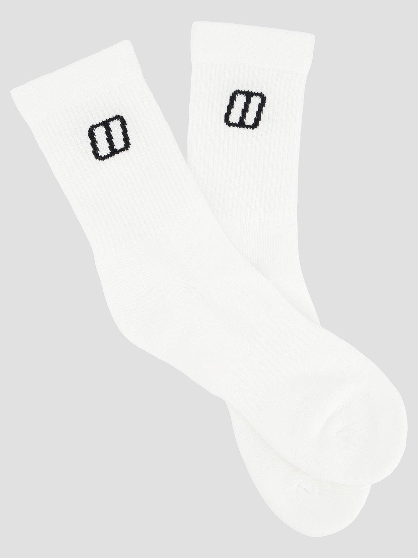  image of berghaus-unisex-everyday-3pack-socks-white