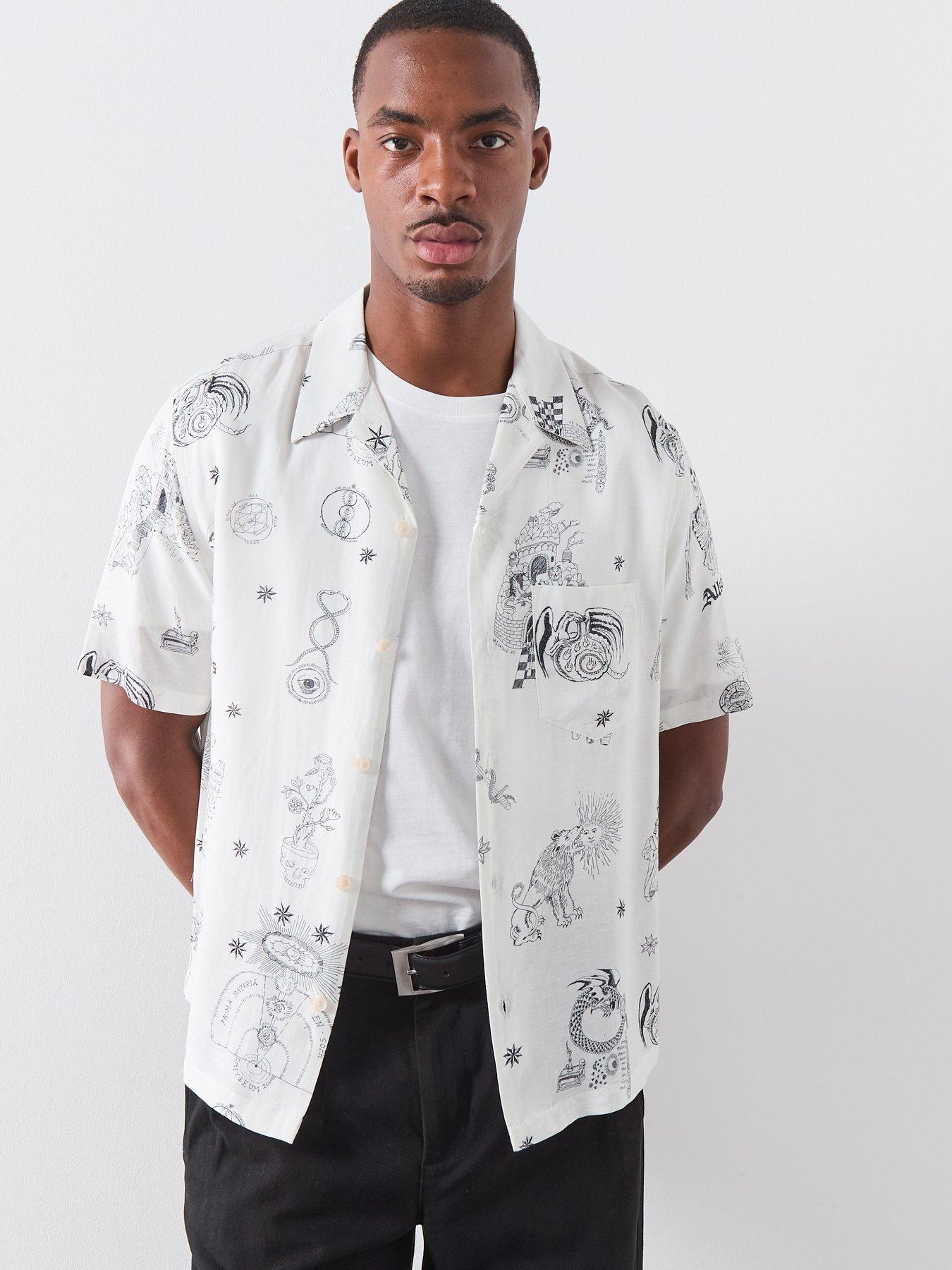 allsaints-terra-print-short-sleeve-casual-shirt-off-white