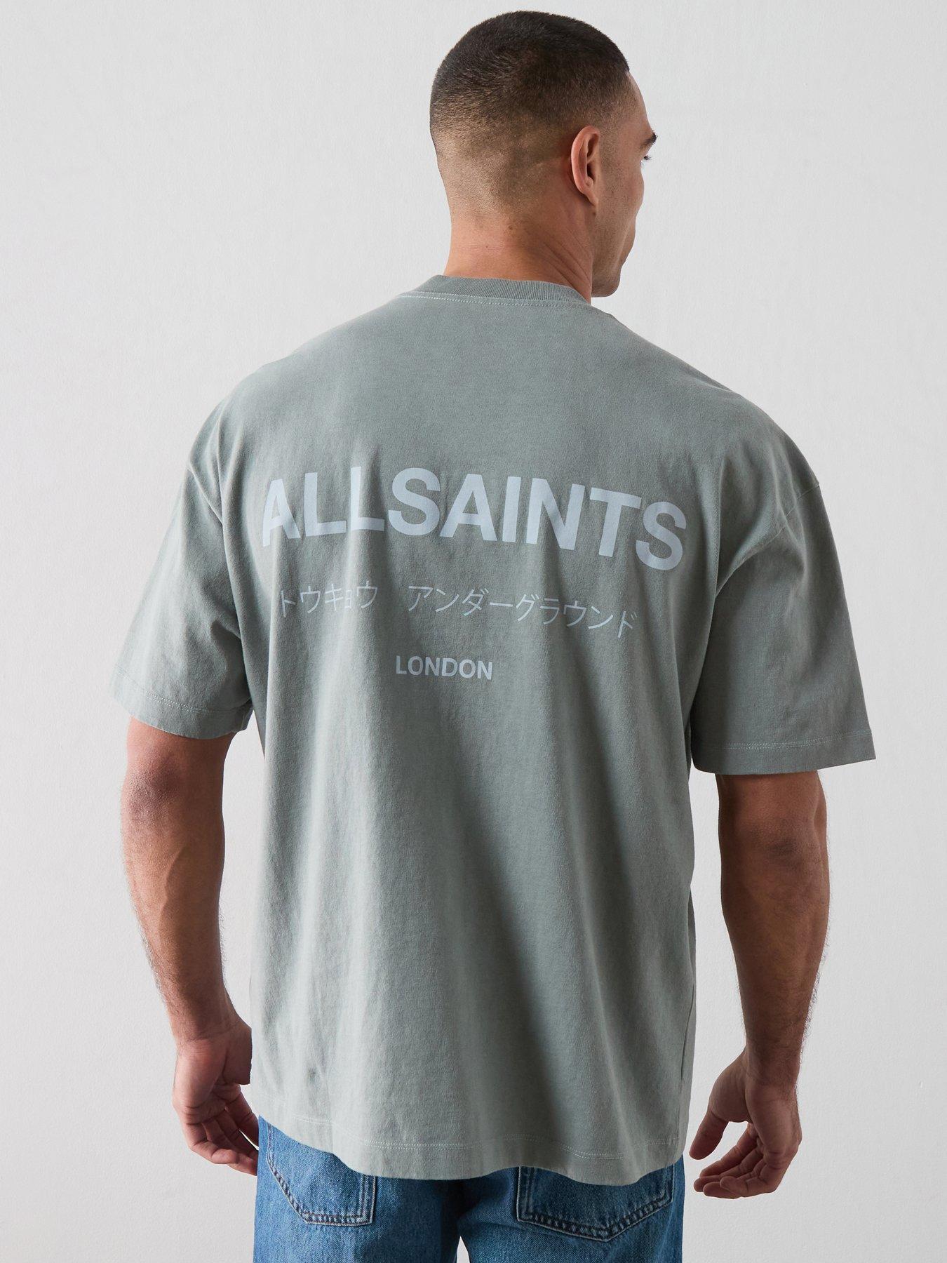 AllSaints Underground Graphic T-Shirt - Grey
