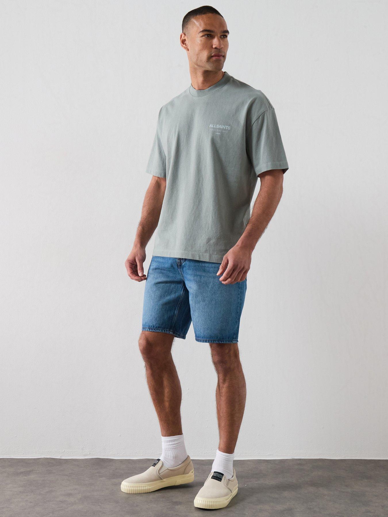 Image 3 of 6 of AllSaints Underground Graphic T-Shirt - Grey