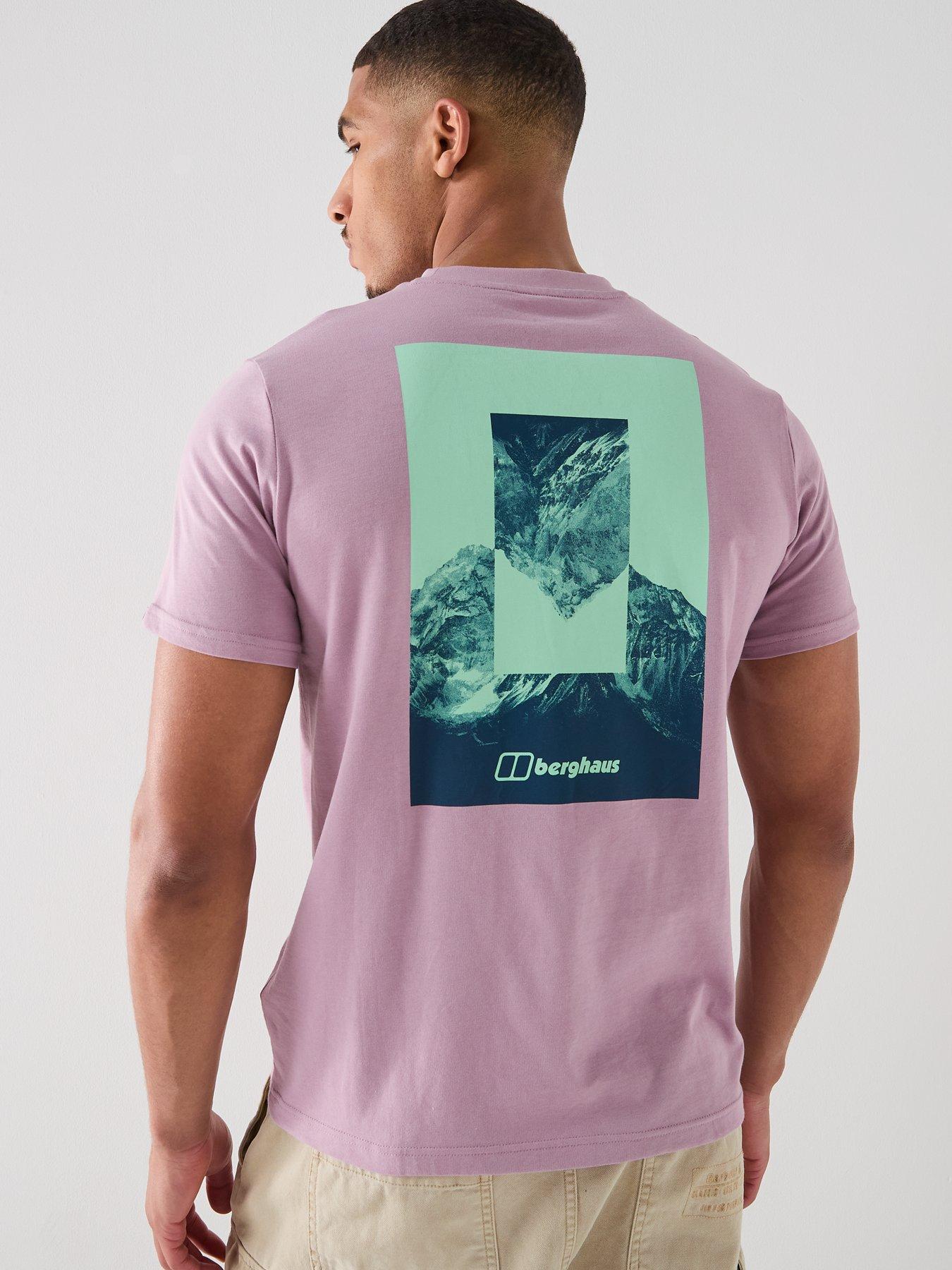 Berghaus Mens Back Graphic T-Shirt - Purple