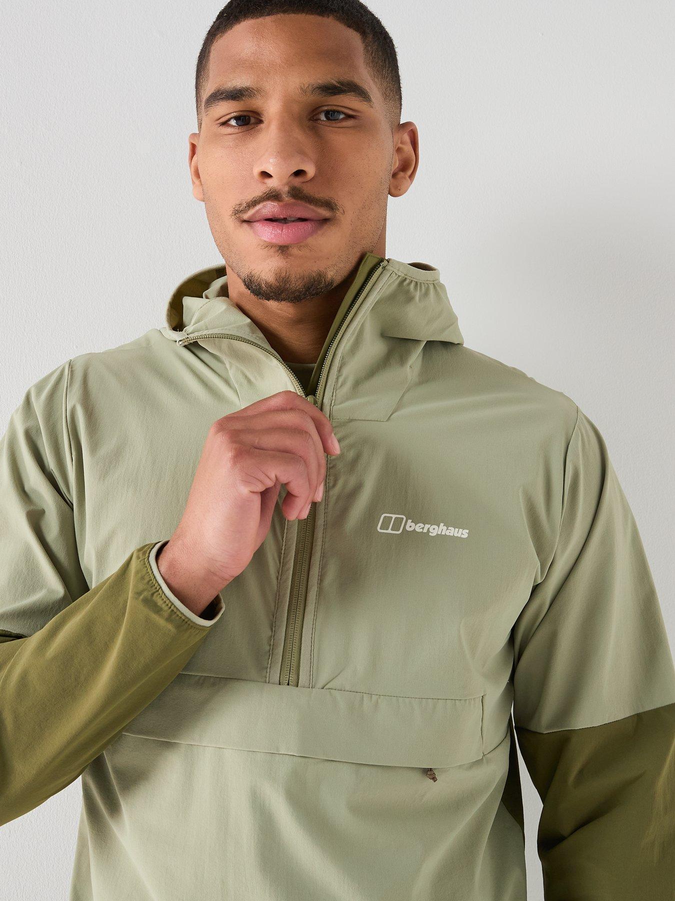 Image 4 of 5 of Berghaus Mens Wandermoor Windbreaker - Green