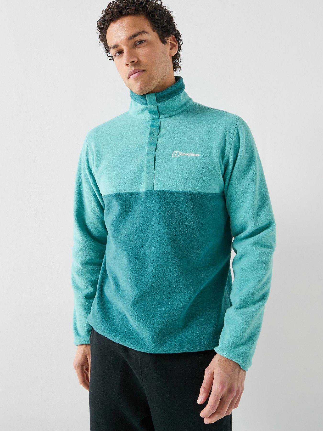  image of berghaus-mens-felltop-snap-pullover-fleece-blue