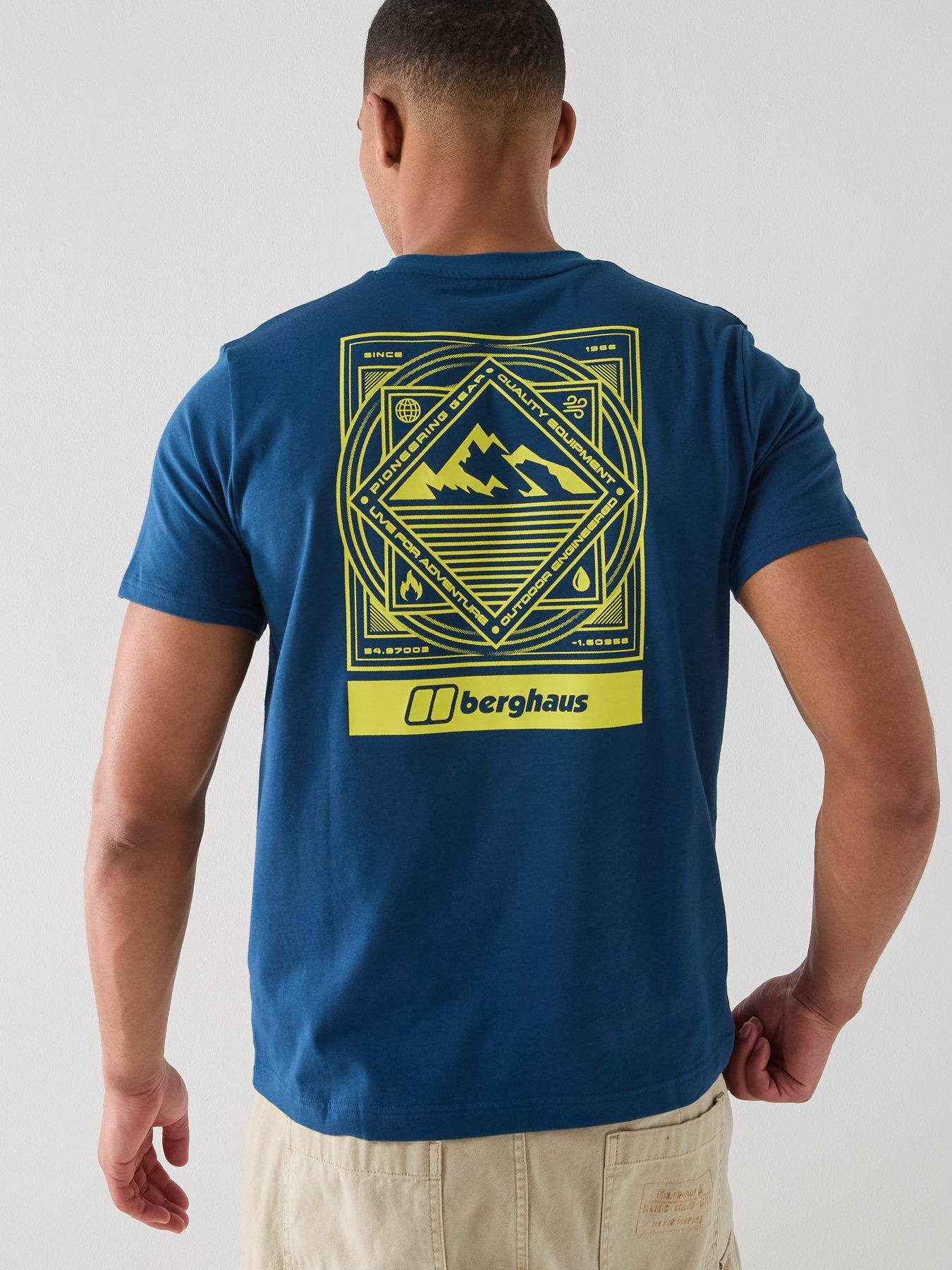 Berghaus Mens Back Graphic T-Shirt - Navy