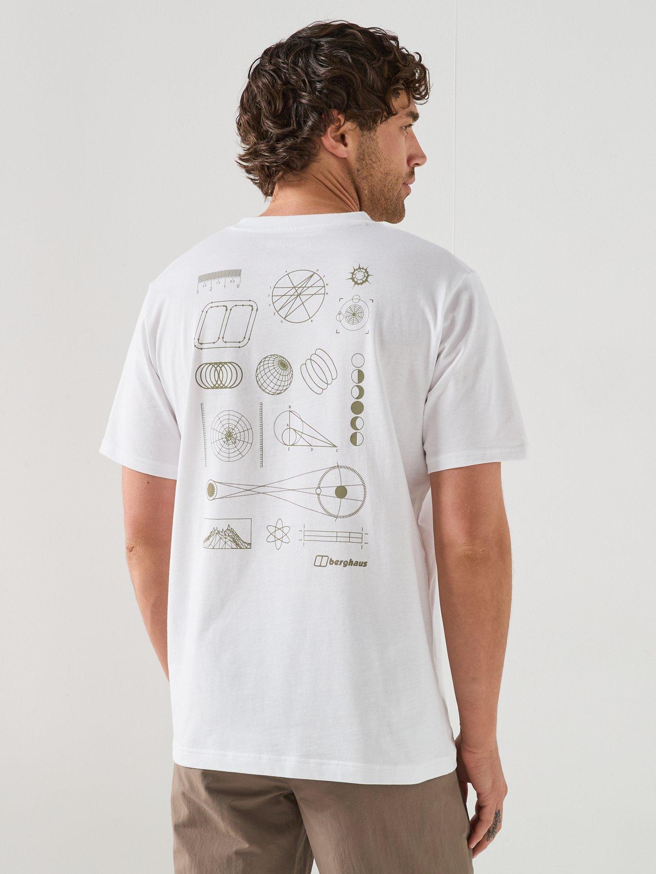 Image 2 of 6 of Berghaus Mens Back Graphic T-Shirt - White