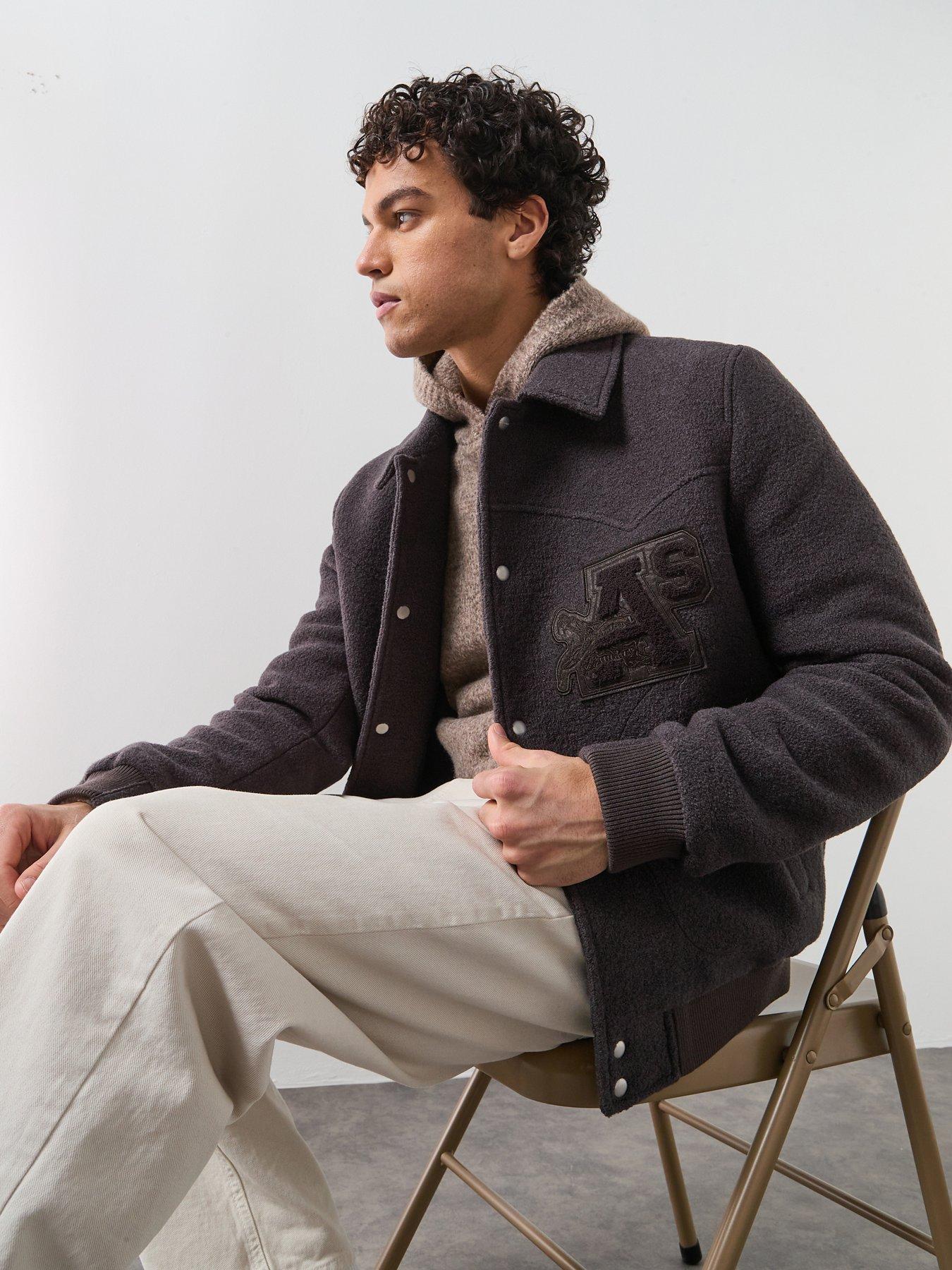 AllSaints Royce Casual Jacket - Dark Brown