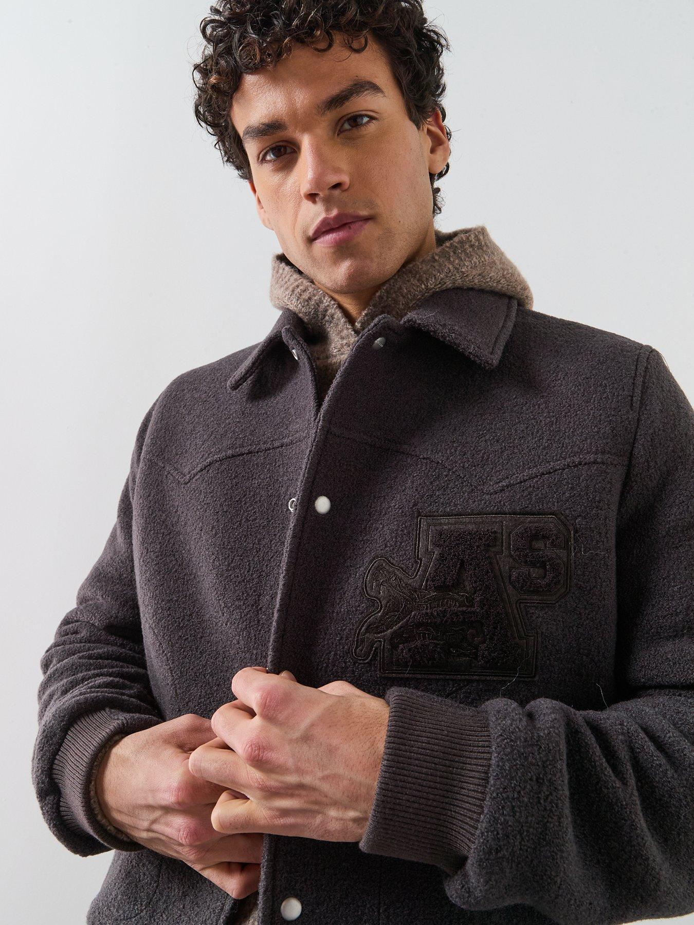 Image 4 of 6 of AllSaints Royce Casual Jacket - Dark Brown