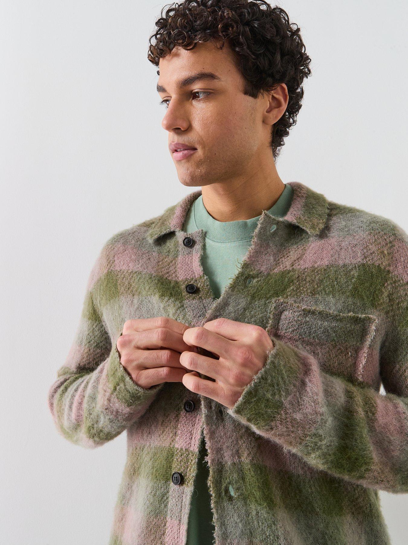  image of allsaints-alder-knitted-cardigan-multi