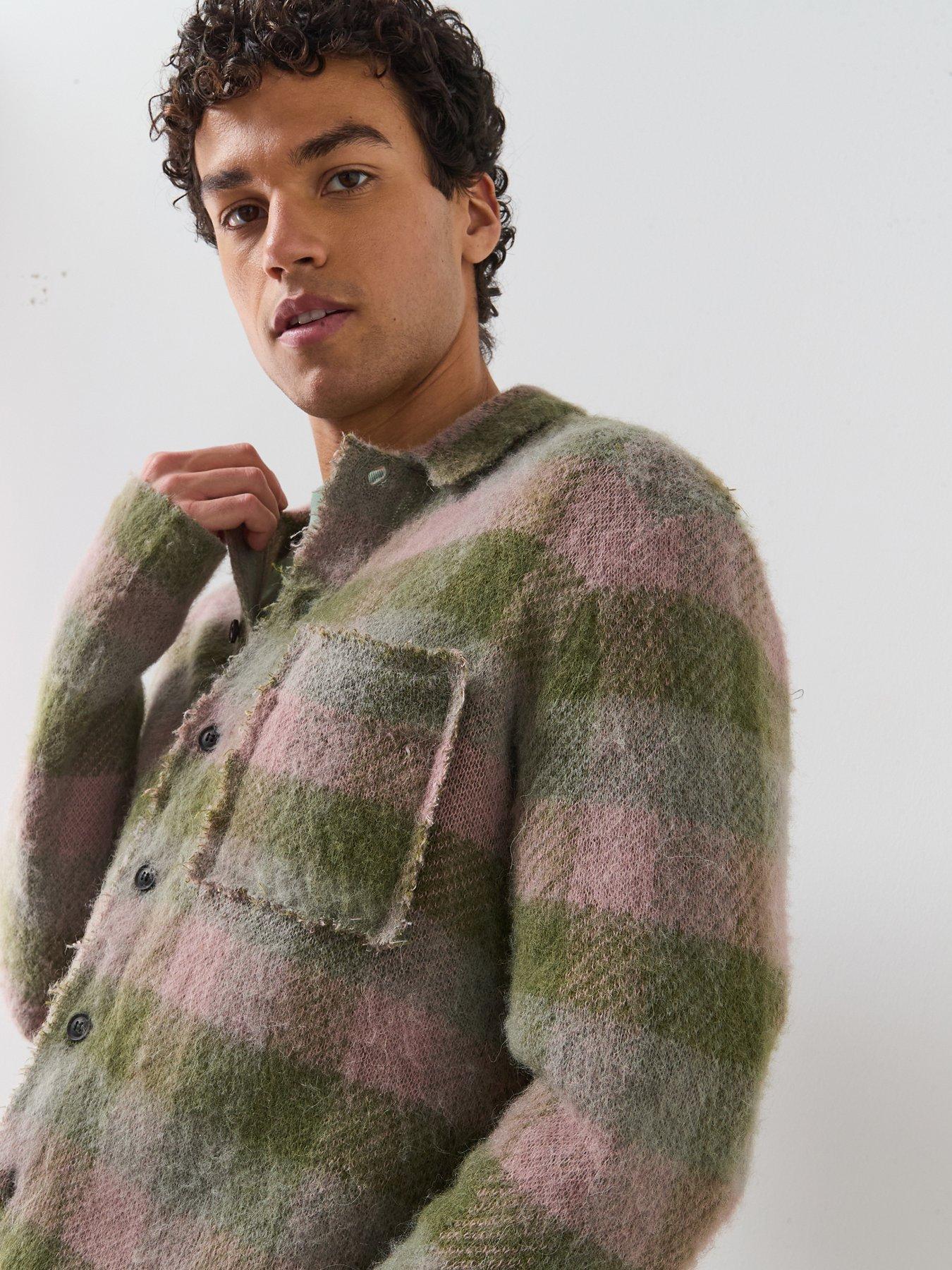  image of allsaints-alder-knitted-cardigan-multi