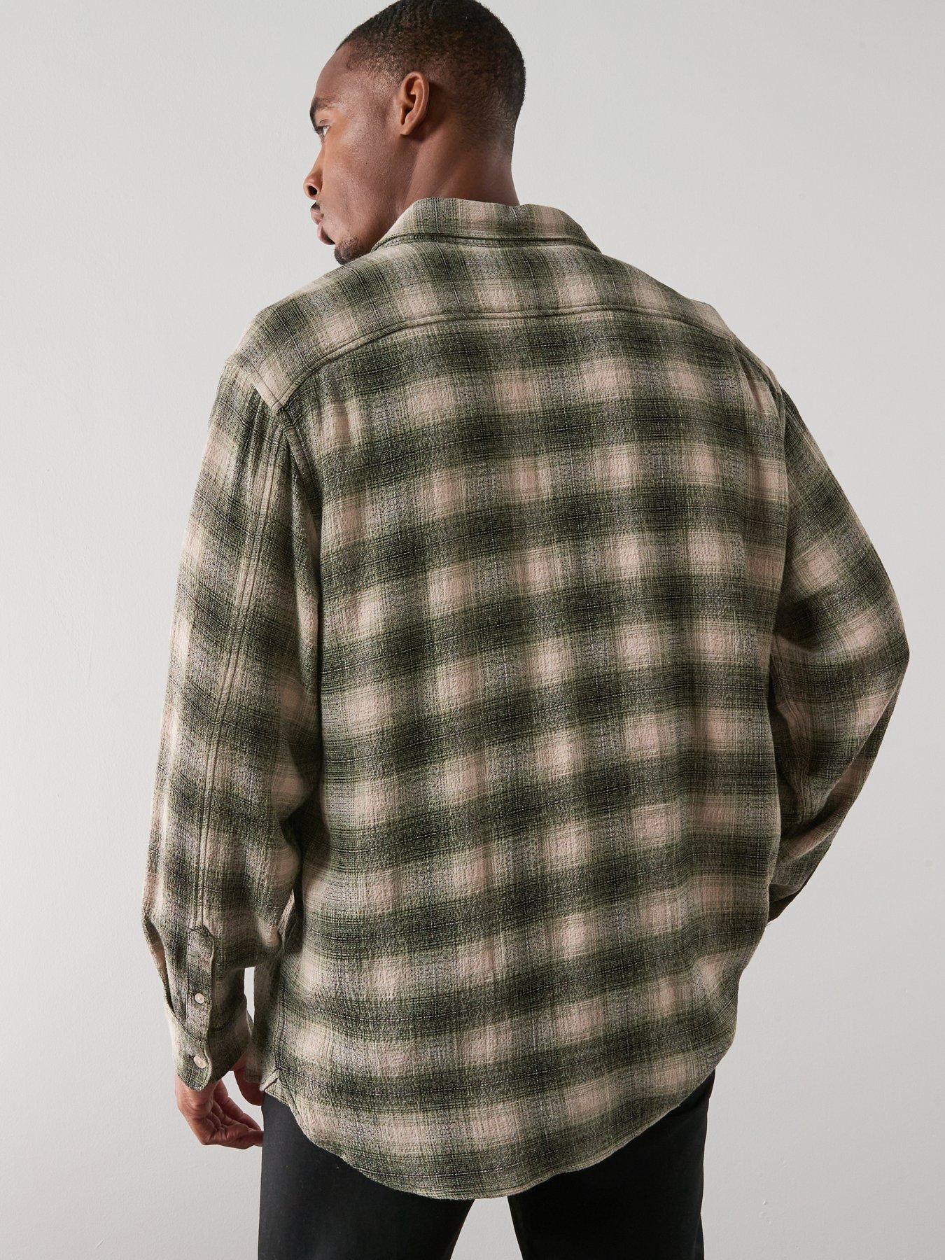 Image 2 of 6 of AllSaints Lumley Long Sleeve Checked Shirt