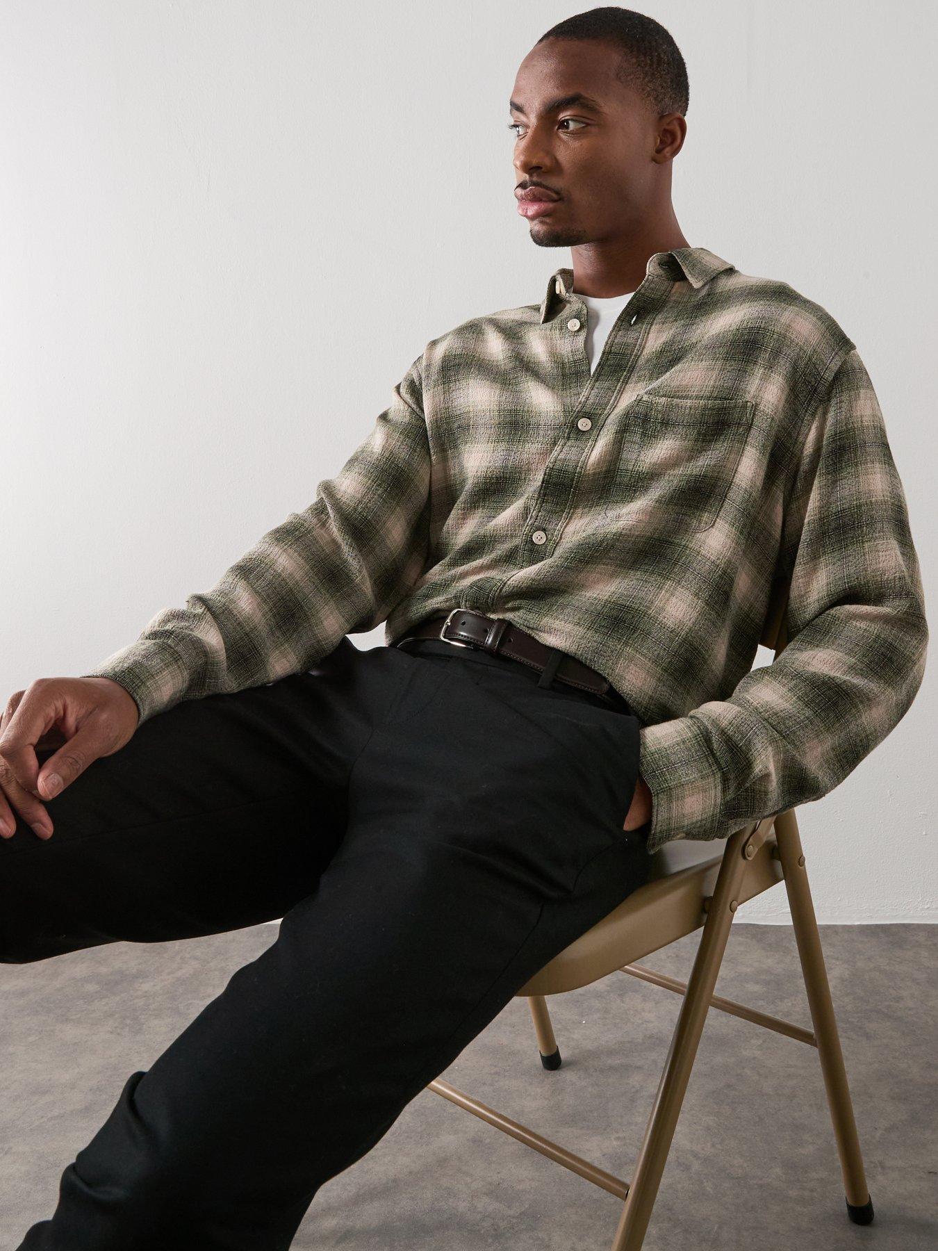 Image 3 of 6 of AllSaints Lumley Long Sleeve Checked Shirt