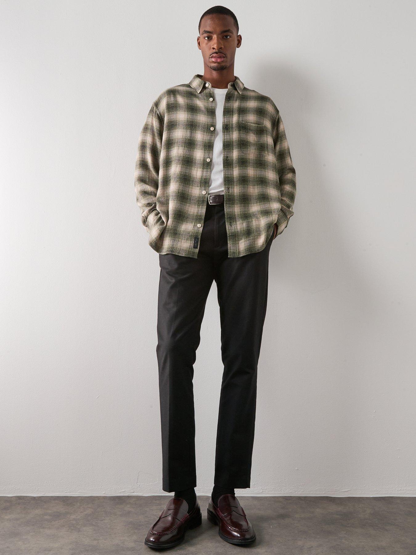 Image 6 of 6 of AllSaints Lumley Long Sleeve Checked Shirt