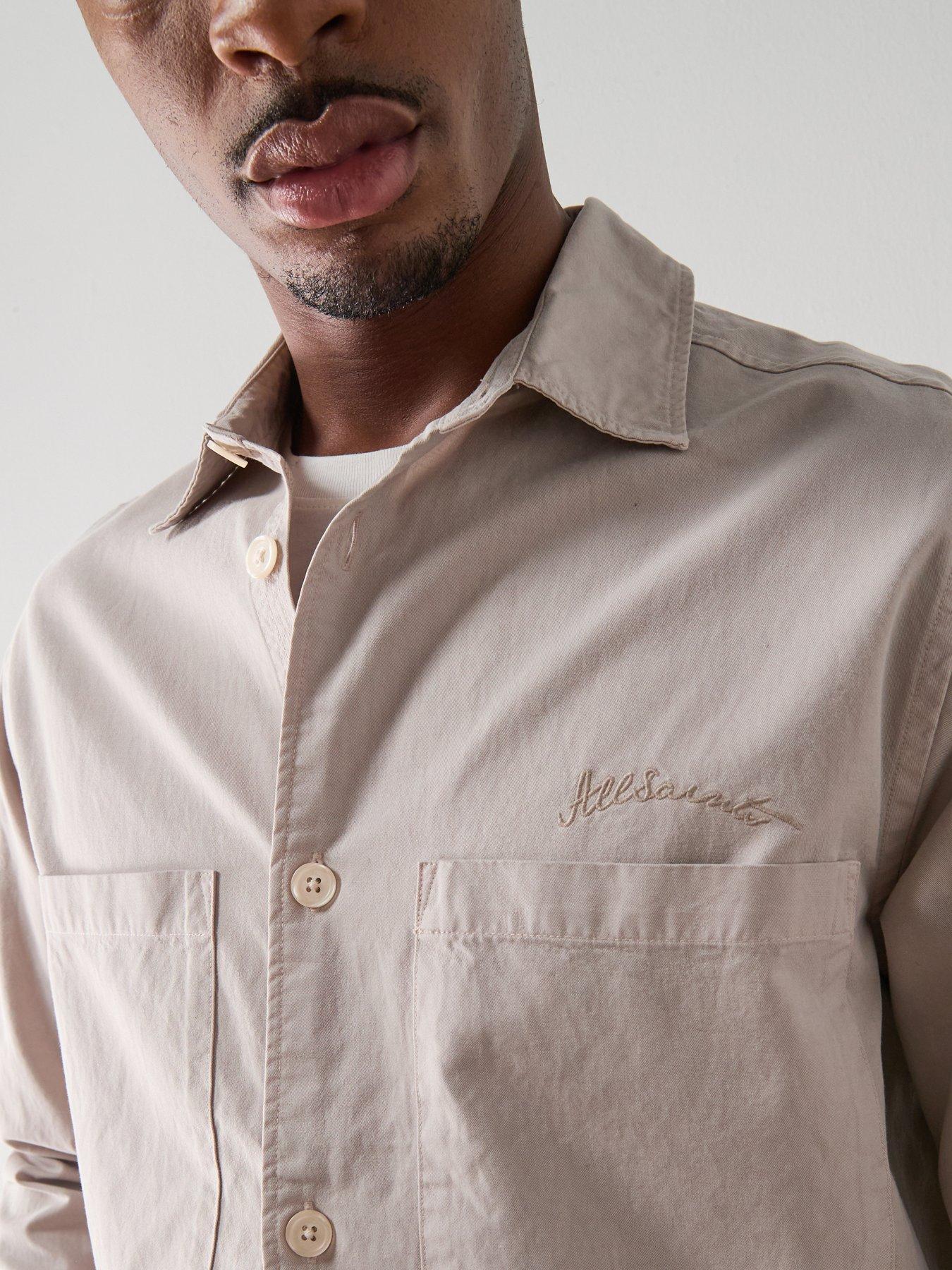  image of allsaints-rohdi-long-sleeve-overshirt