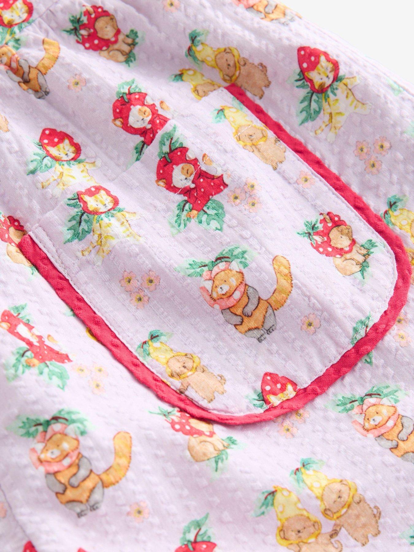 Image 5 of 5 of Cath Kidston Cat Print Playsuit - Red