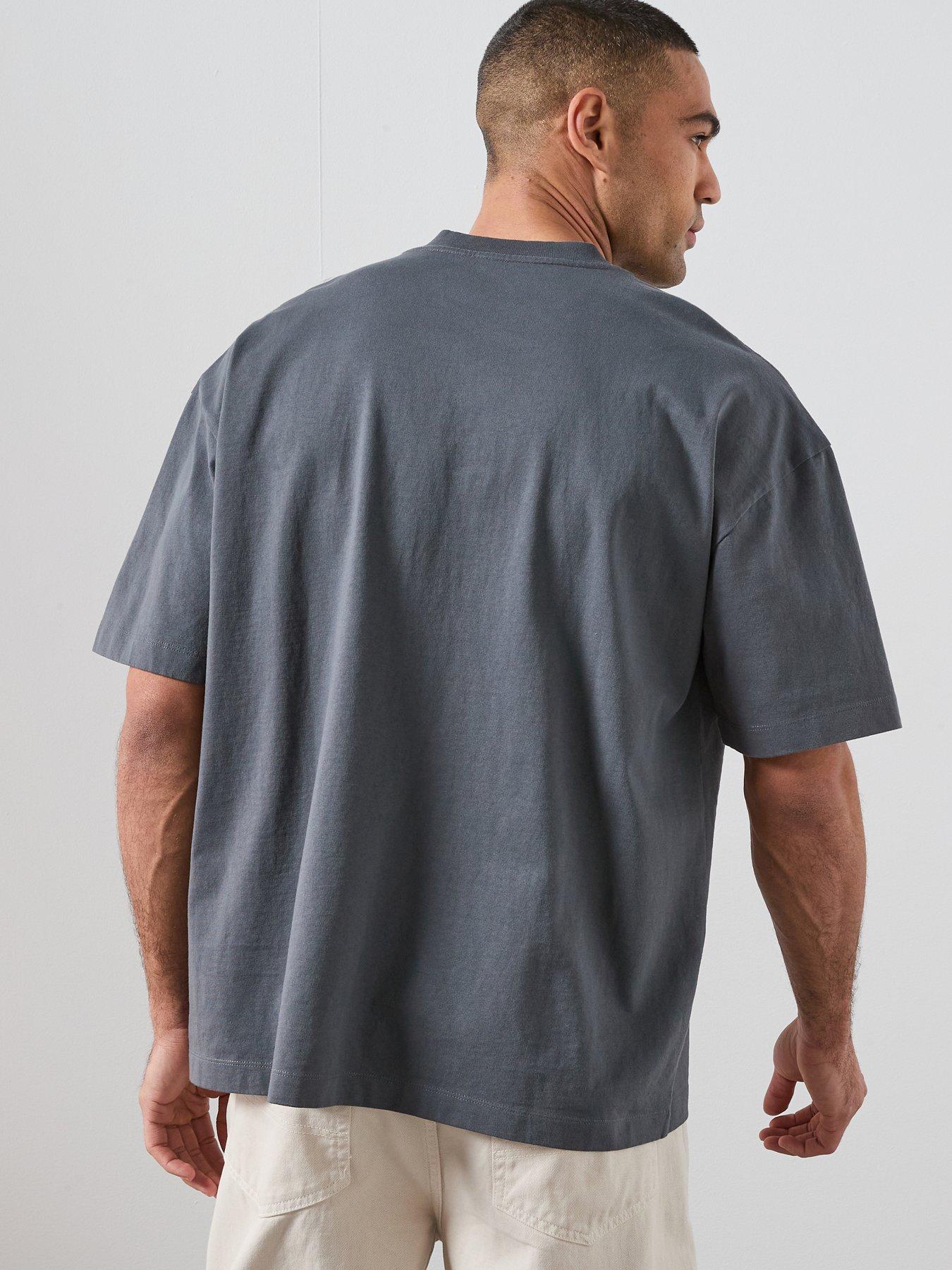 Image 2 of 6 of AllSaints Xander Short Sleeve Crew Neck T-Shirt - Dark Blue