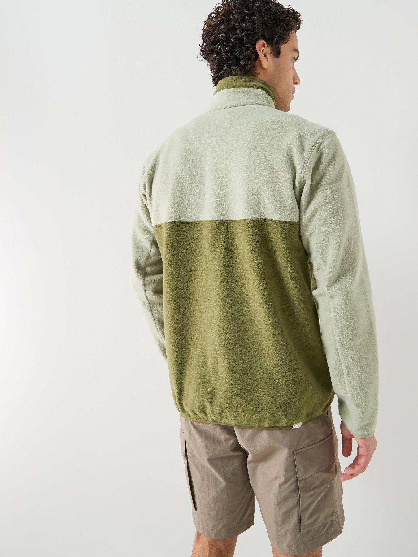  image of berghaus-mens-felltop-snap-pullover-fleece-green