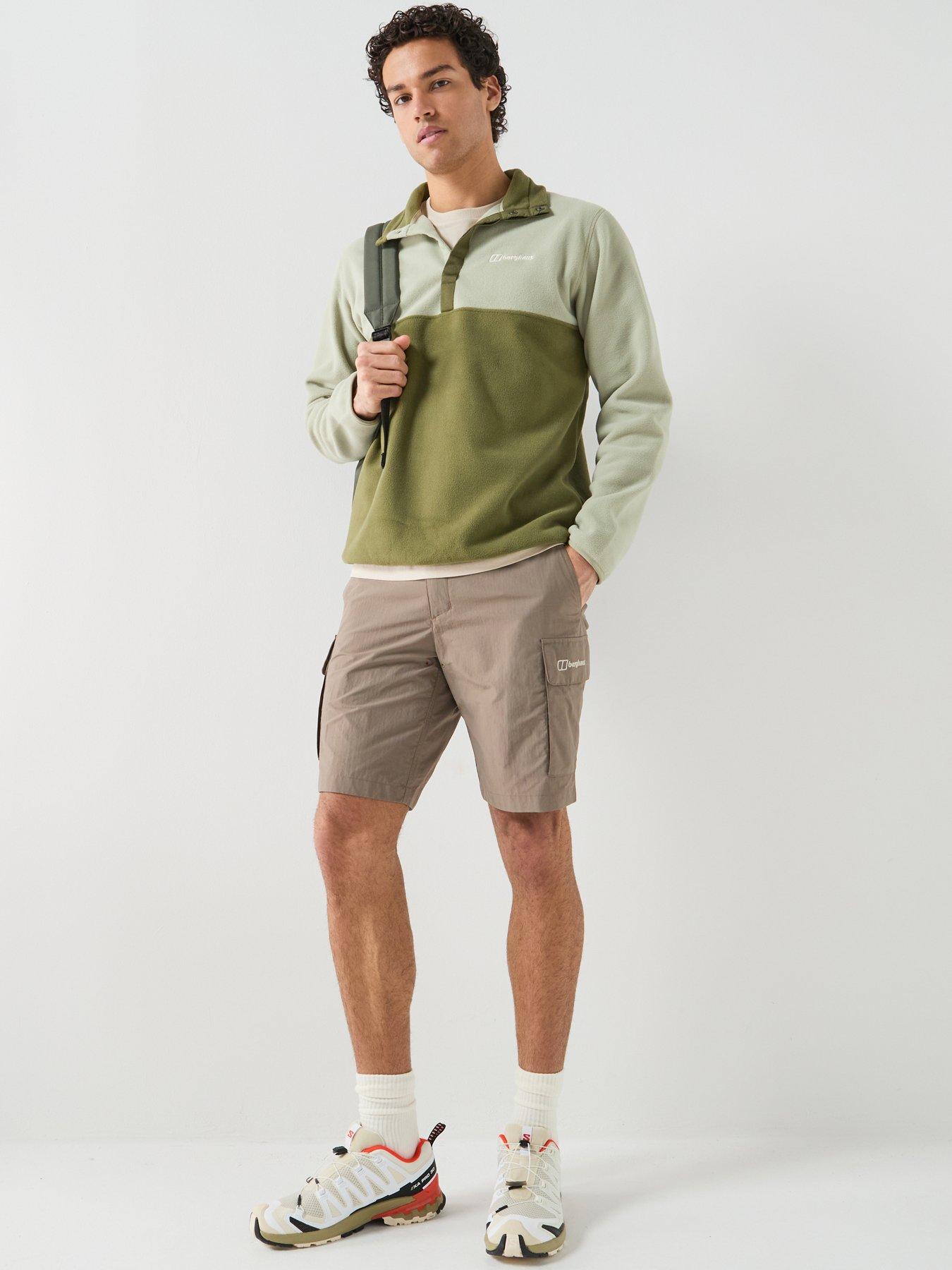  image of berghaus-mens-felltop-snap-pullover-fleece-green