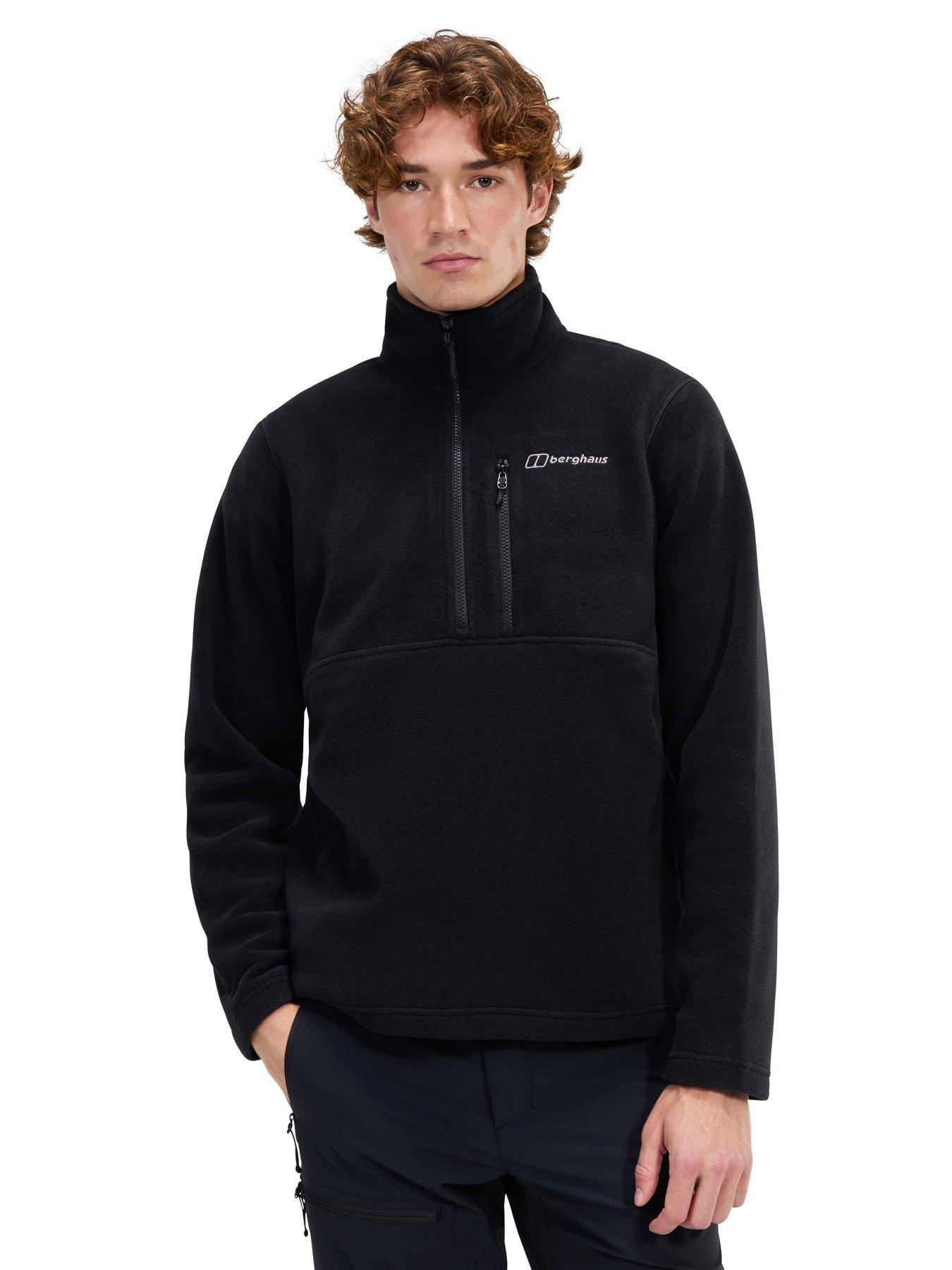 Berghaus Mens Prism 1/2 Zip Fleece - Black