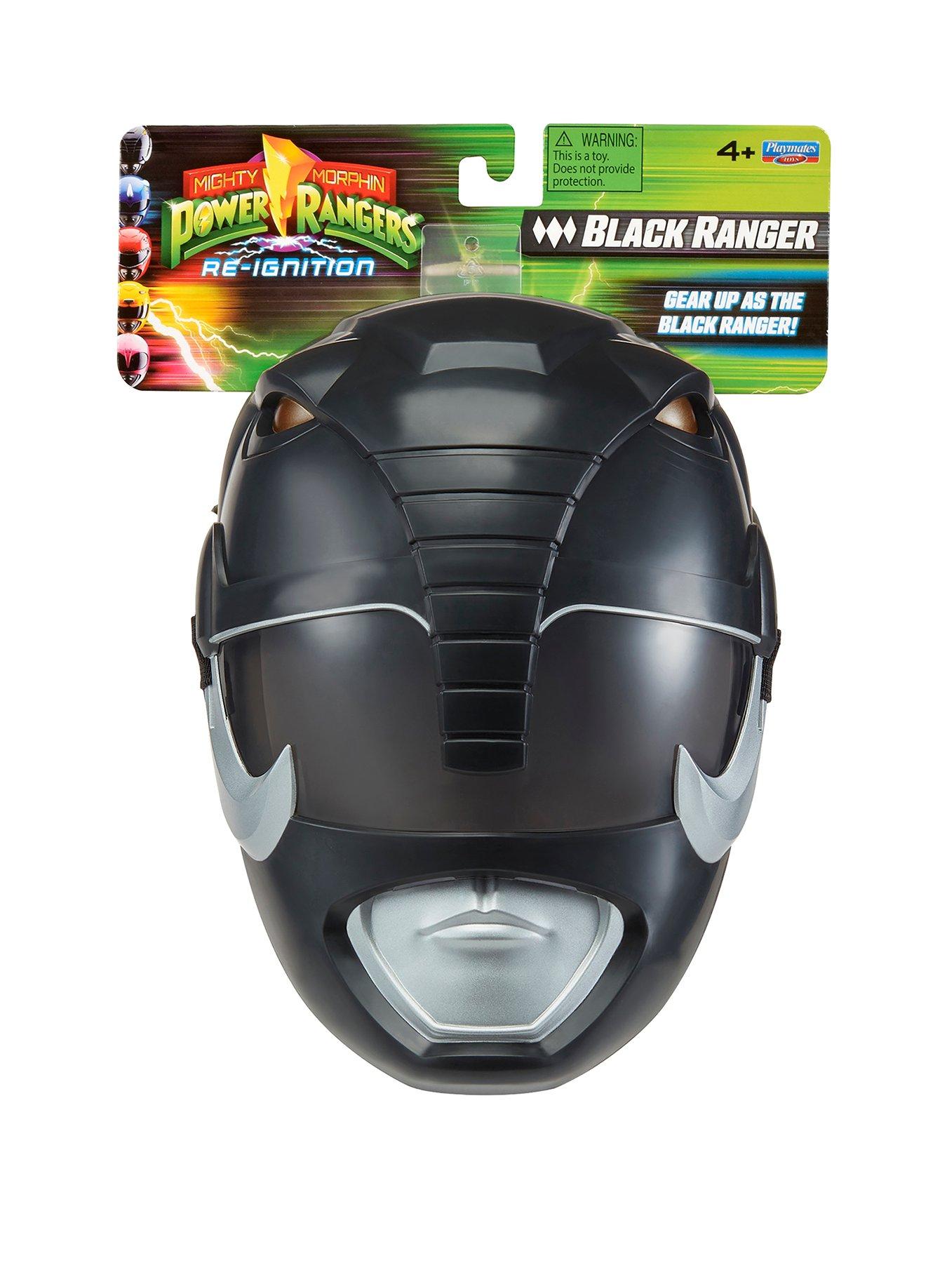 Image 1 of 7 of Power Rangers Mmpr Black Ranger Mask