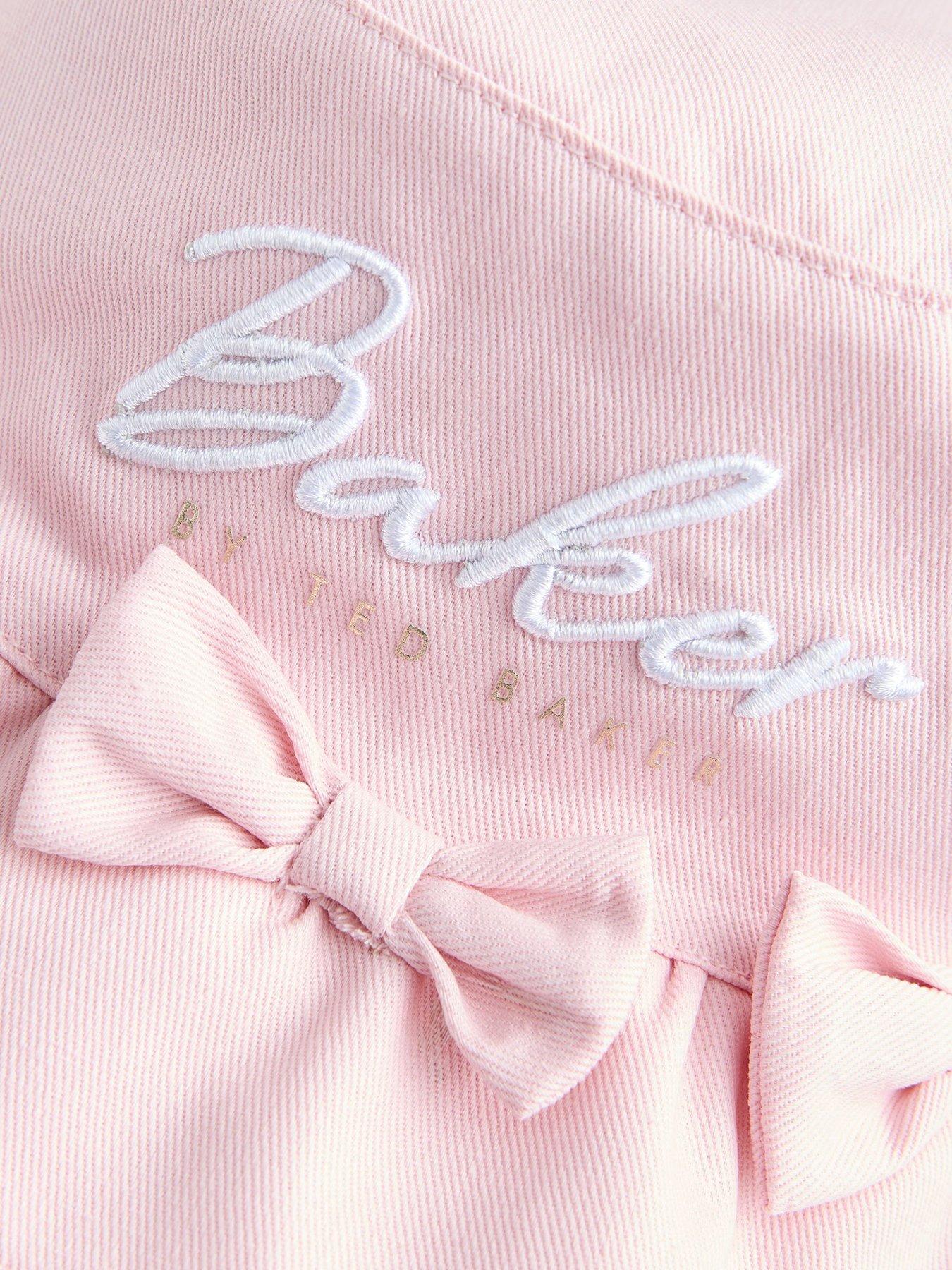 Image 6 of 6 of Ted Baker Girls Bow Logo Bucket Hat - Pink
