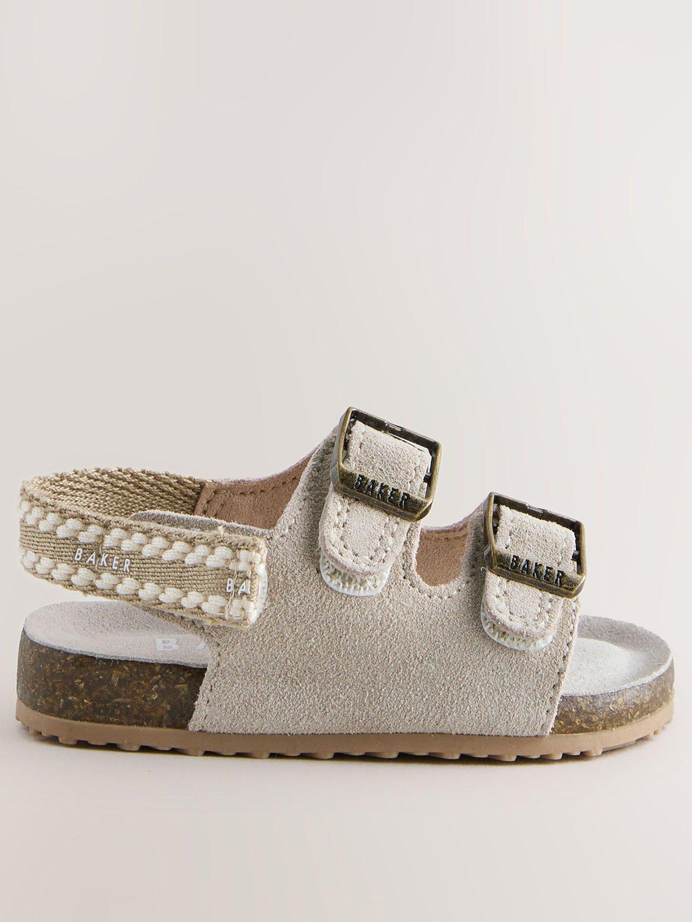 Ted Baker Baby Boys Buckle Footbed Sandals - Beige