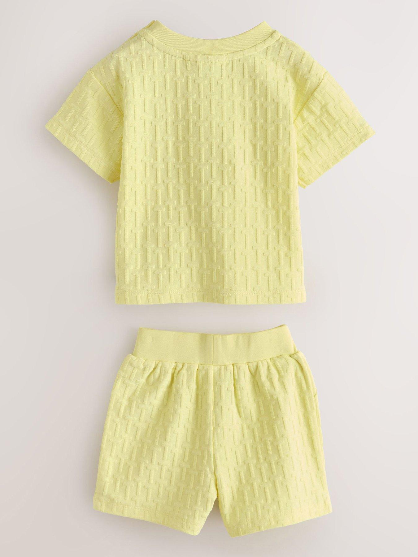 Image 2 of 6 of Ted Baker Baby Boys Logo Text Set - Yellow