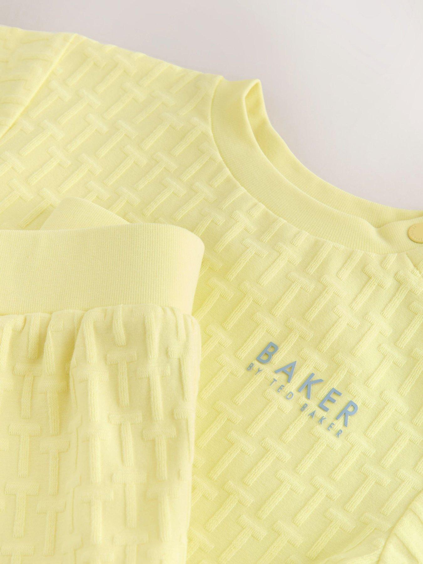 Image 4 of 6 of Ted Baker Baby Boys Logo Text Set - Yellow