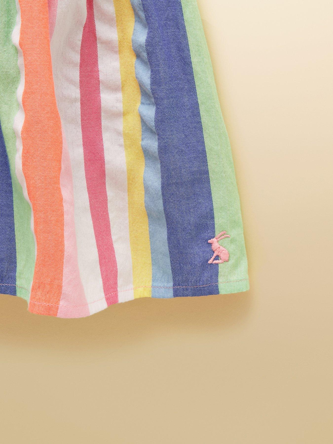 Image 5 of 5 of Joules Girls Laura Stripe Sleeveless Dress - Multi