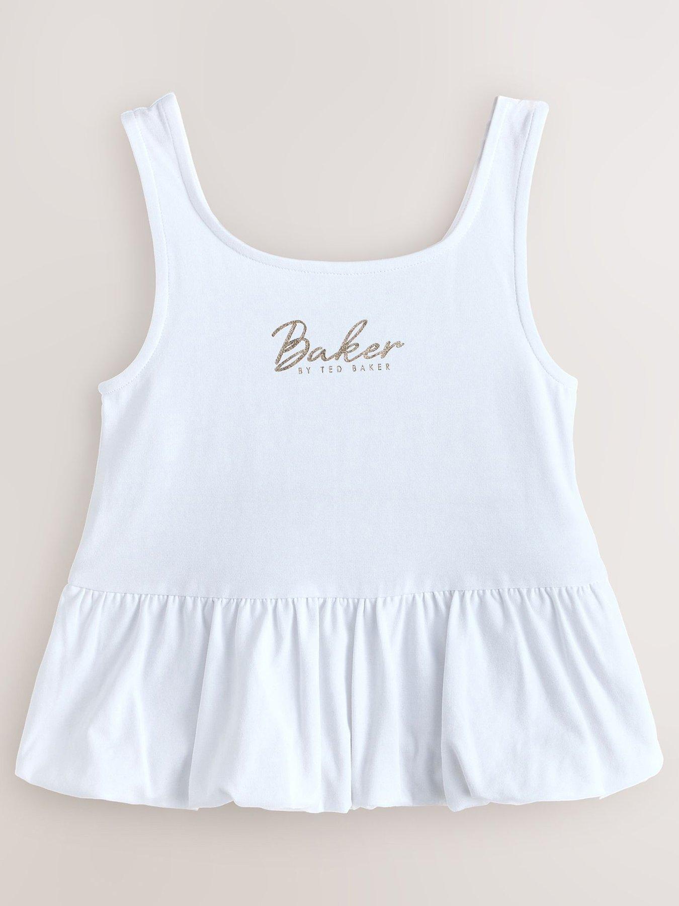 stillFront image of ted-baker-girls-3-pack-bubble-hem-vests-multi
