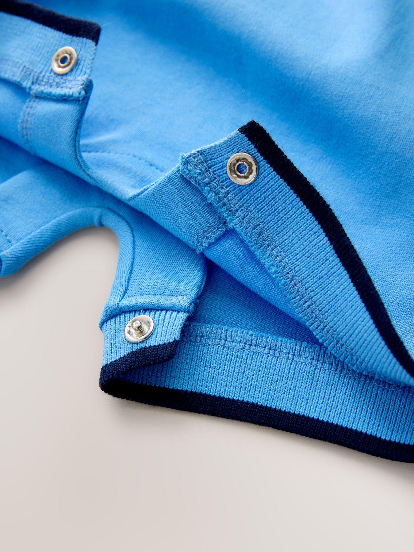Image 5 of 6 of Ted Baker Baby Boys Romper &amp; Hat Set - Blue