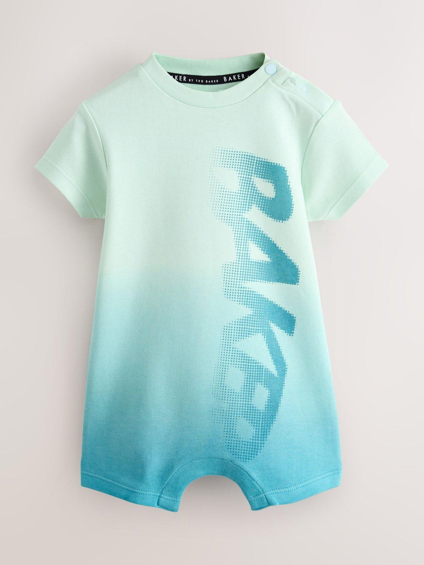 Ted Baker Baby Boys Ombre Rompersuit - Blue