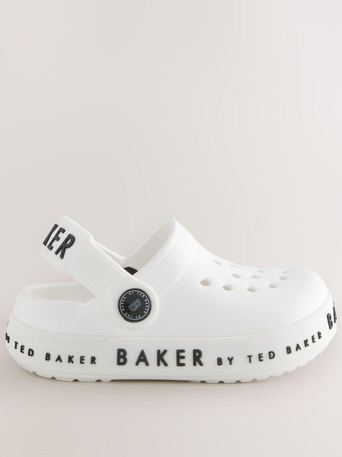 Image 1 of 6 of Ted Baker Younger Boys Light Up Clog Sandals - White