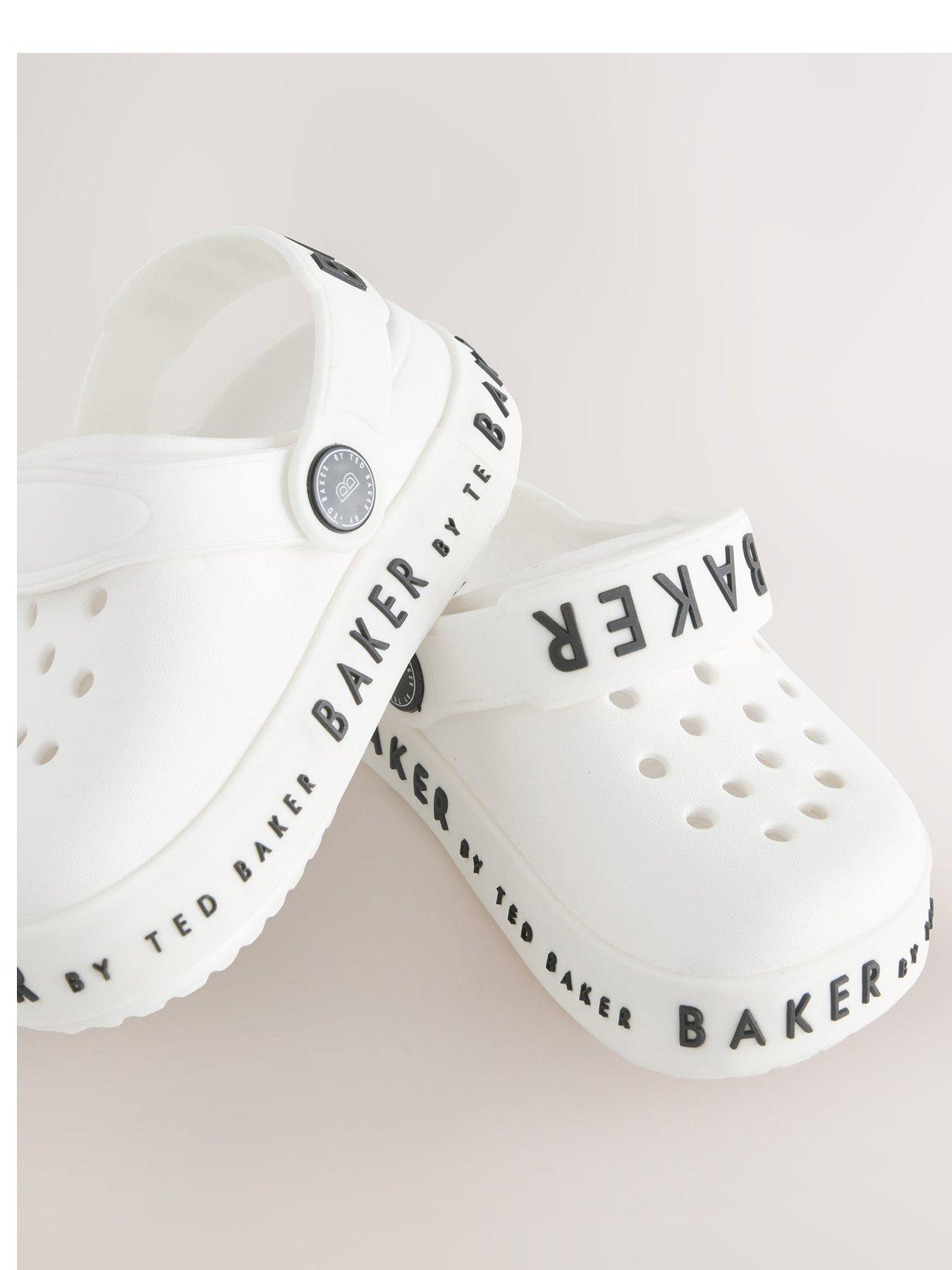 Image 2 of 6 of Ted Baker Younger Boys Light Up Clog Sandals - White