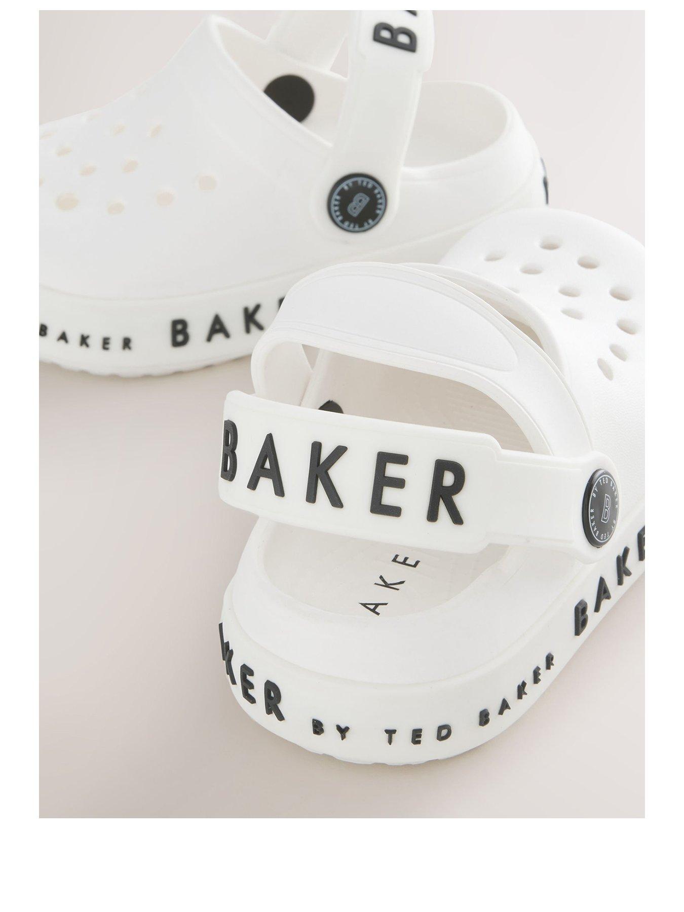 Image 3 of 6 of Ted Baker Younger Boys Light Up Clog Sandals - White