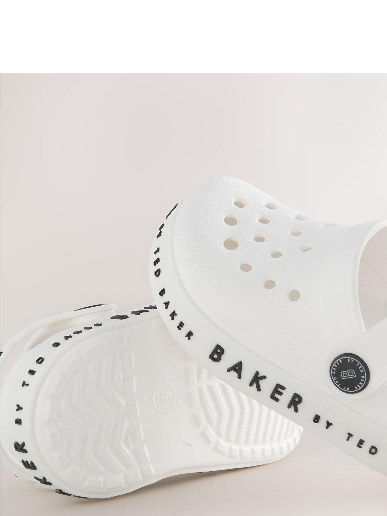 Image 5 of 6 of Ted Baker Younger Boys Light Up Clog Sandals - White