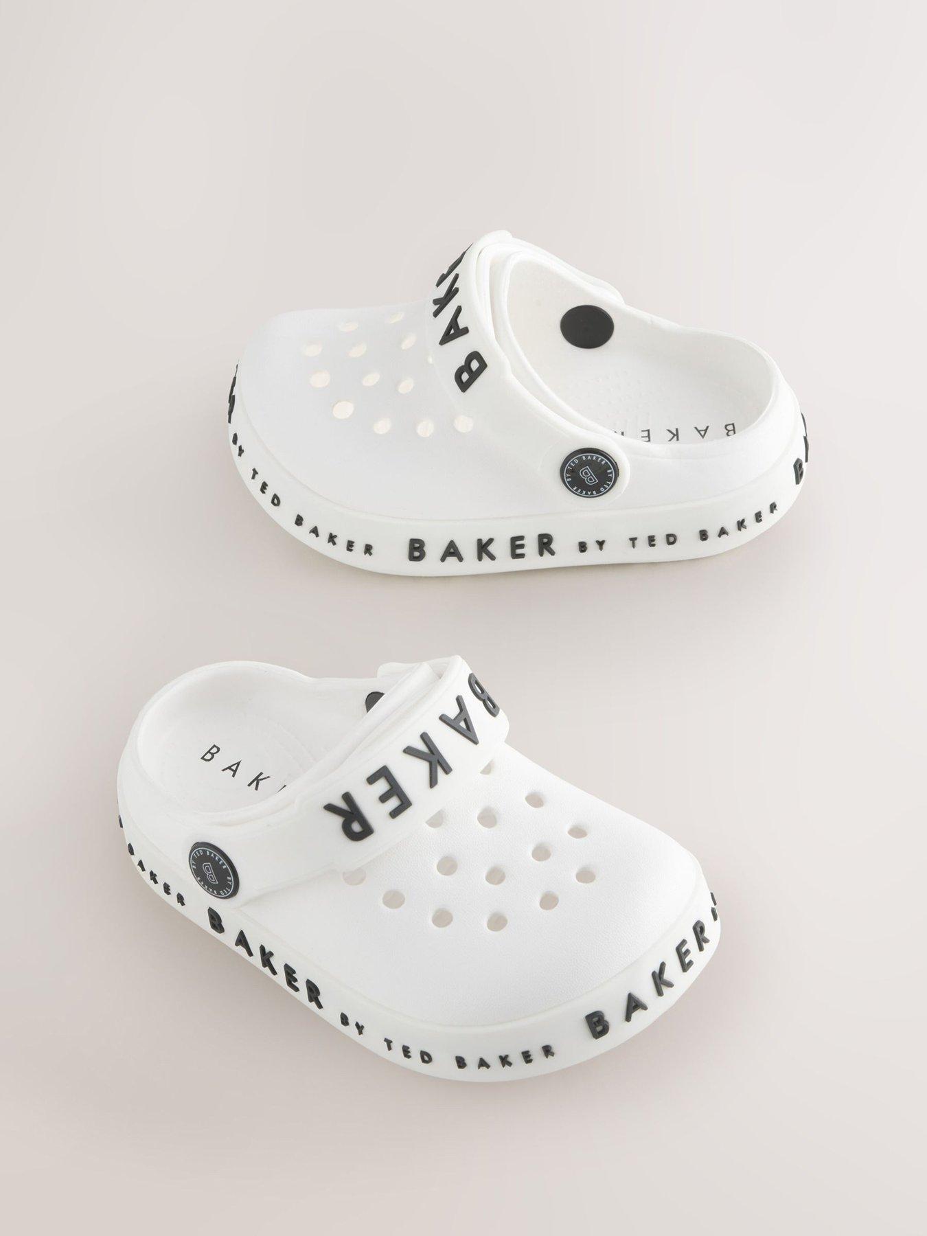 Image 6 of 6 of Ted Baker Younger Boys Light Up Clog Sandals - White