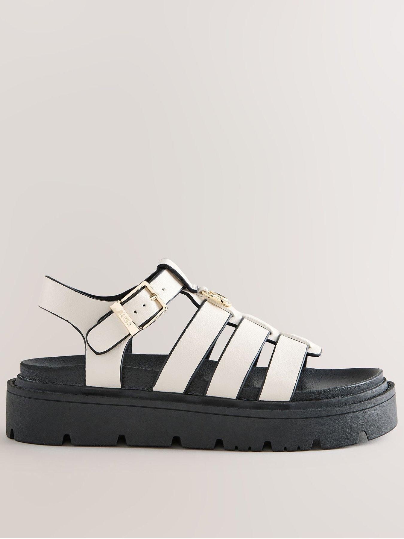 Ted Baker Girls Chunky Buckle Sandals - White