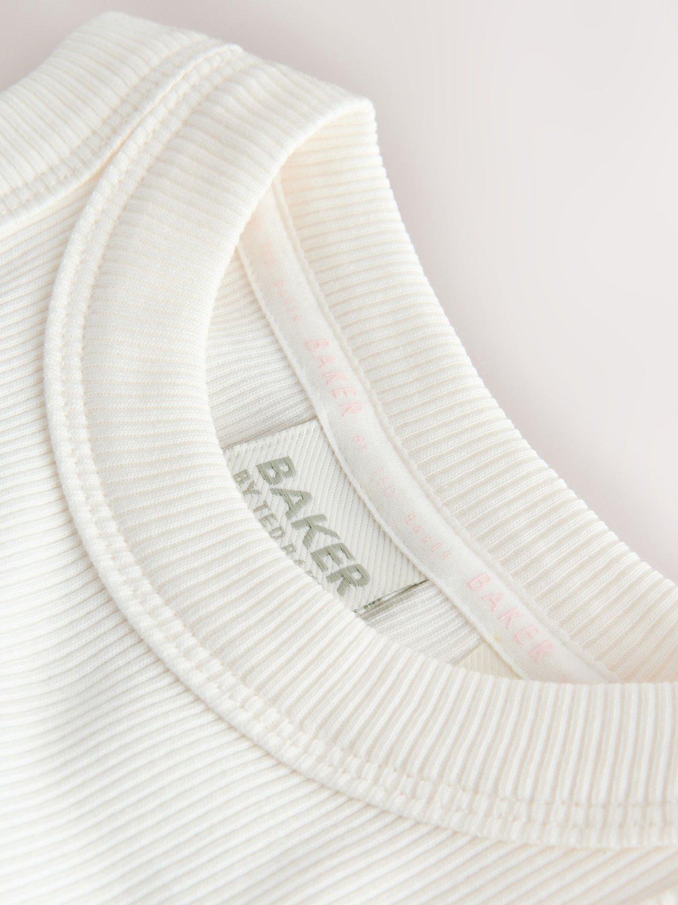 Image 5 of 6 of Ted Baker Girls Logo Drawstring Short Set - Neutral