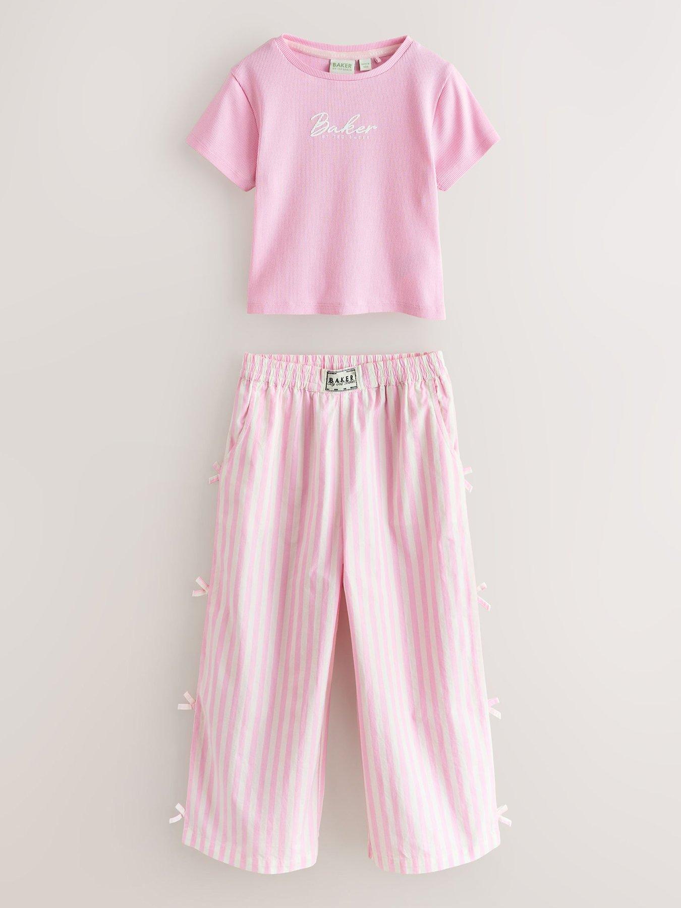 ted-baker-older-girls-stripe-bow-detail-pants-and-short-sleeve-t-shirt-set-pink