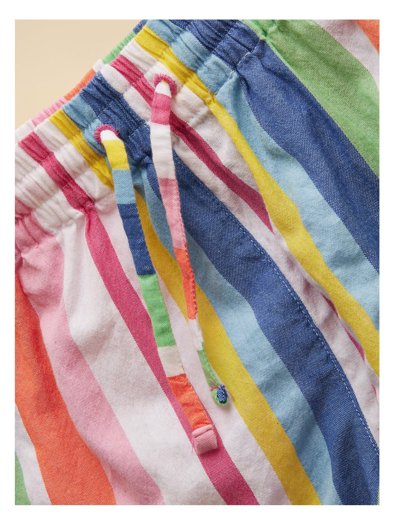 Image 3 of 5 of Joules Girls Amara Stripe Shorts - Multi