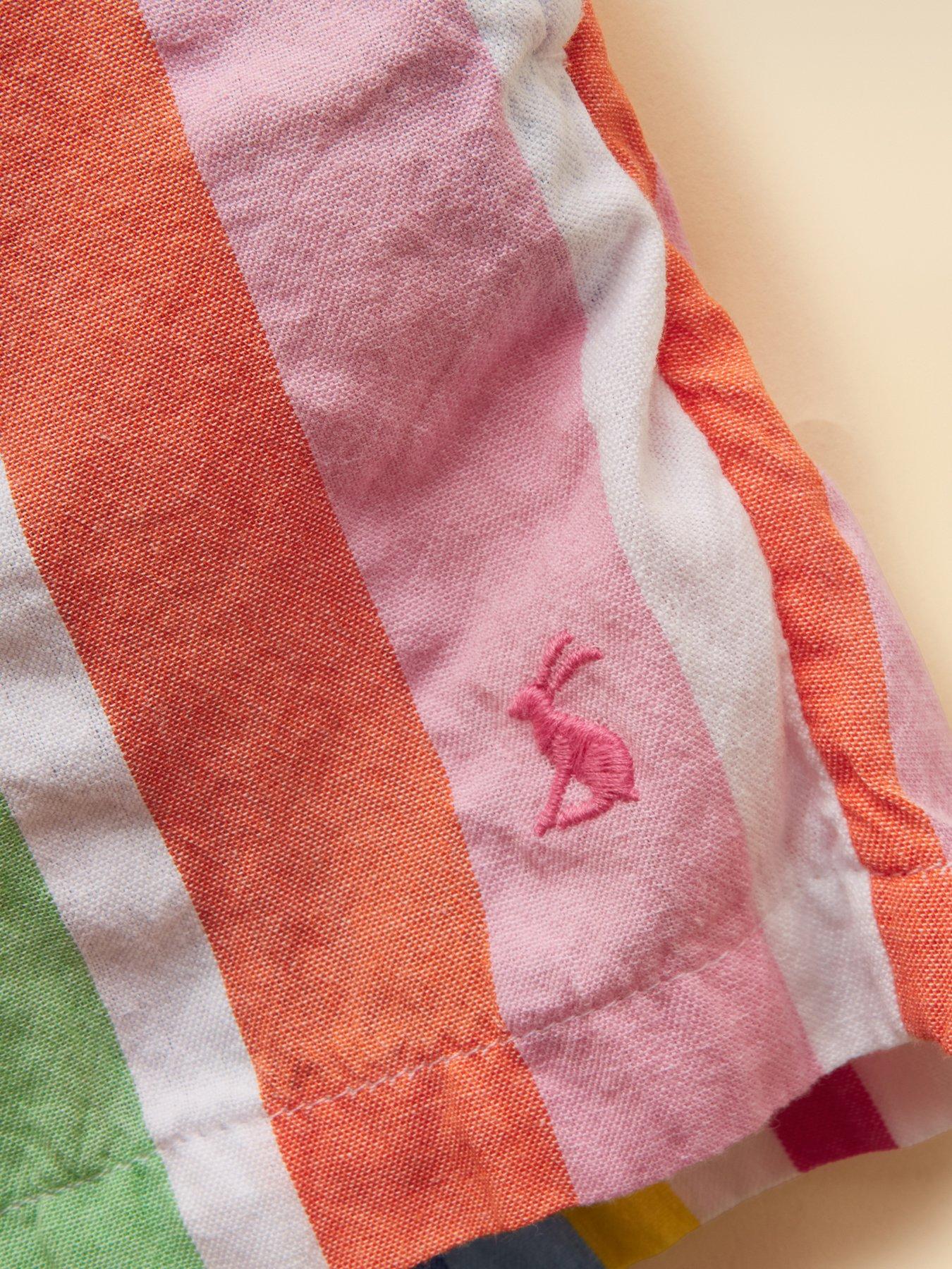 Image 4 of 5 of Joules Girls Amara Stripe Shorts - Multi