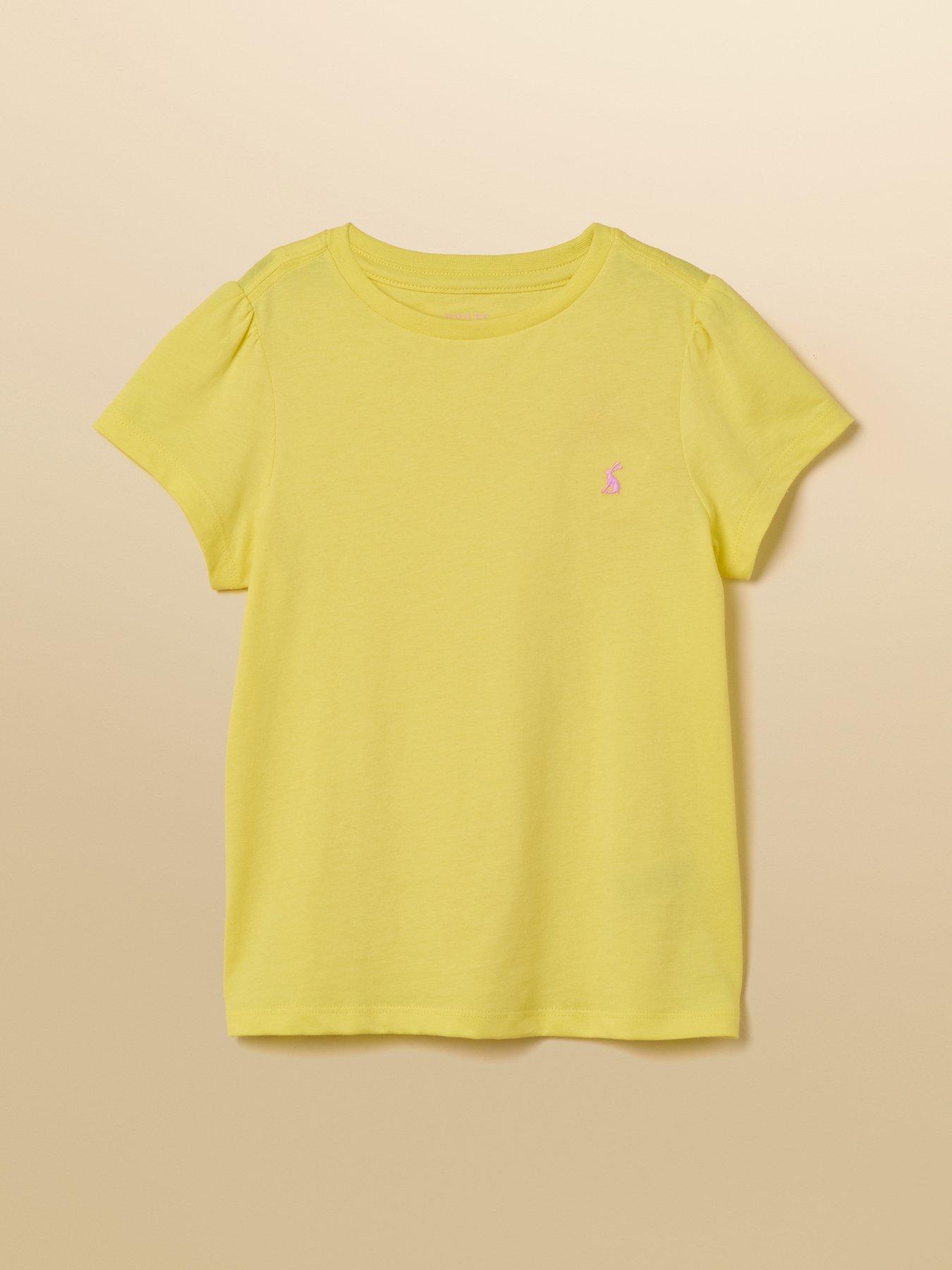 Image 1 of 5 of Joules Girls Short Sleeve Tshirt - Yellow