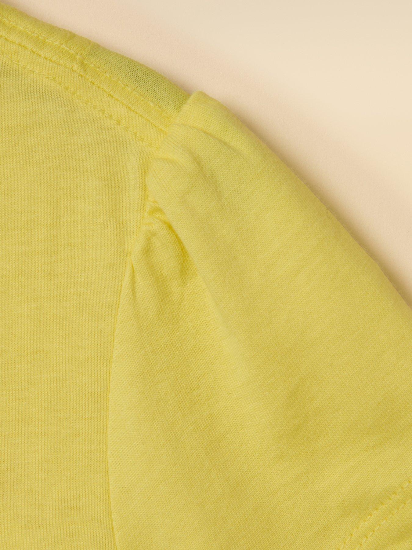 Image 4 of 5 of Joules Girls Short Sleeve Tshirt - Yellow
