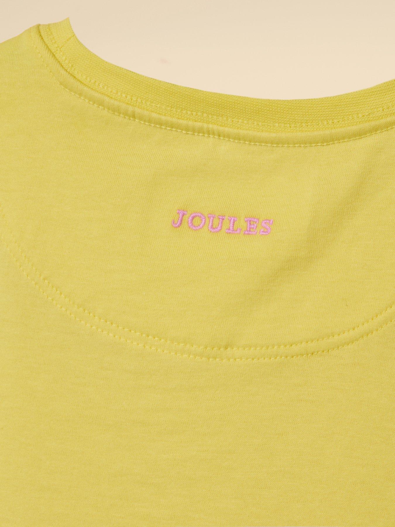 Image 5 of 5 of Joules Girls Short Sleeve Tshirt - Yellow