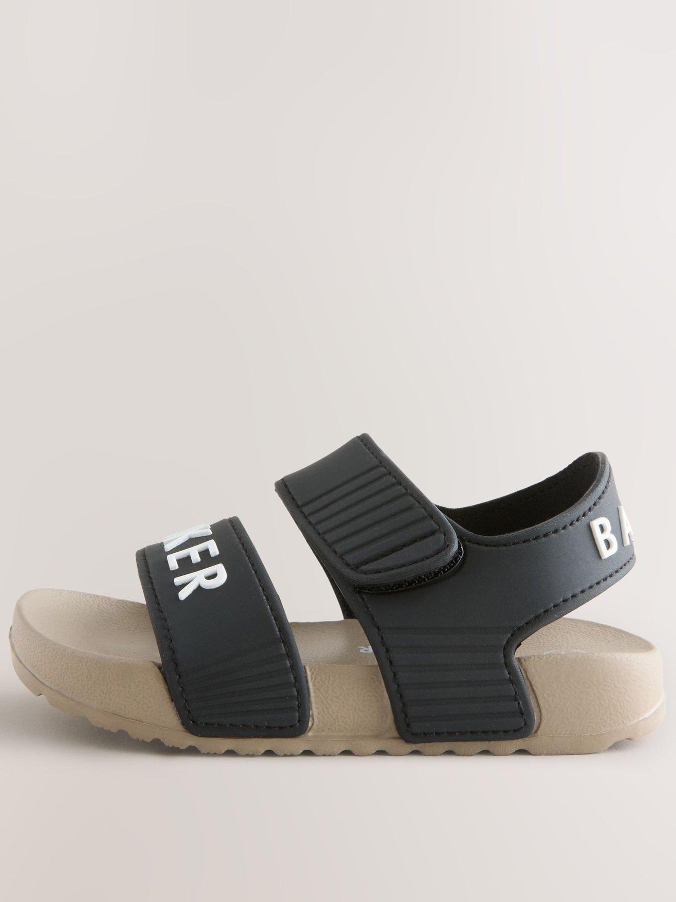 Ted Baker Younger Boys Strap Sandals - Black
