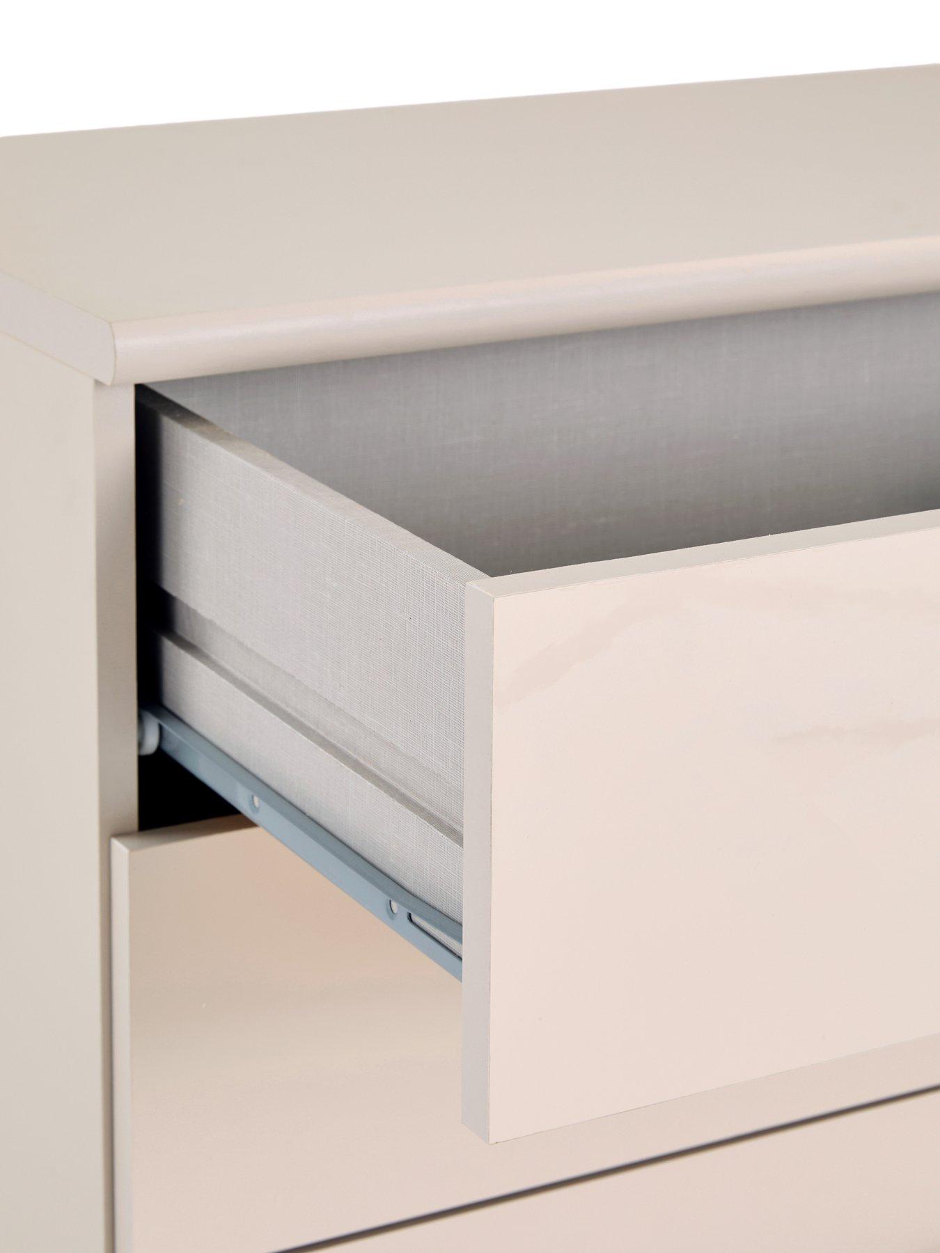 Image 5 of 7 of The Very Collection Prague Gloss 5 Drawer Chest - FSC&reg; Certified